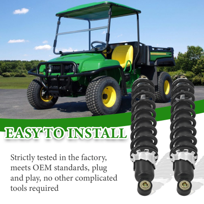 Front Shock Absorbers Struts Fit for John Deere Gators TH, TS, TX, 4X2, 6X4, Trail Turf Worksite Military