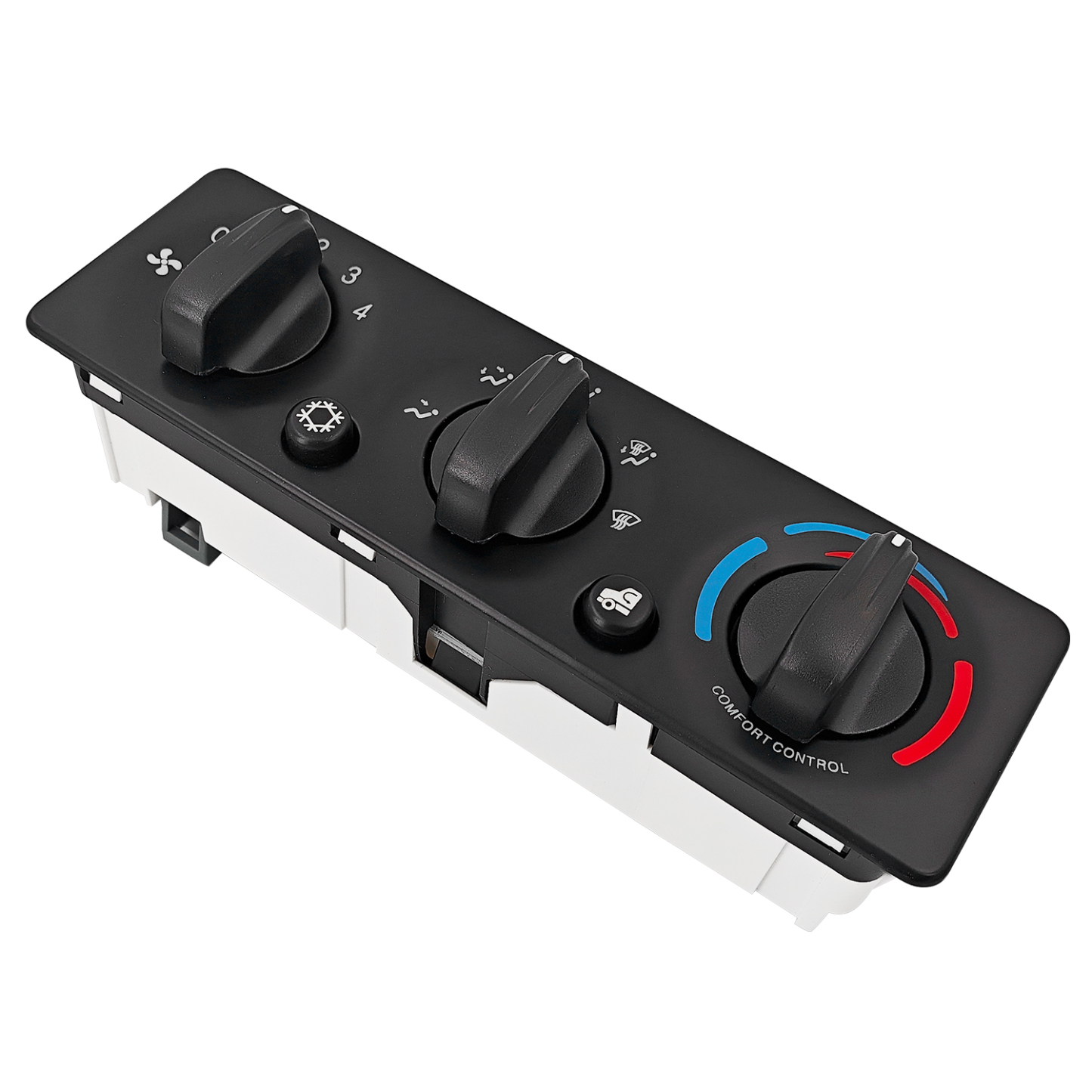HVAC A/C Heater Control Panel with 3 Knobs & 2 Buttons Fit for Peterbilt 384 2008-2015