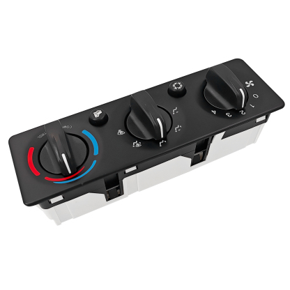 HVAC A/C Heater Control Panel with 3 Knobs & 2 Buttons Fit for Peterbilt 384 2008-2015