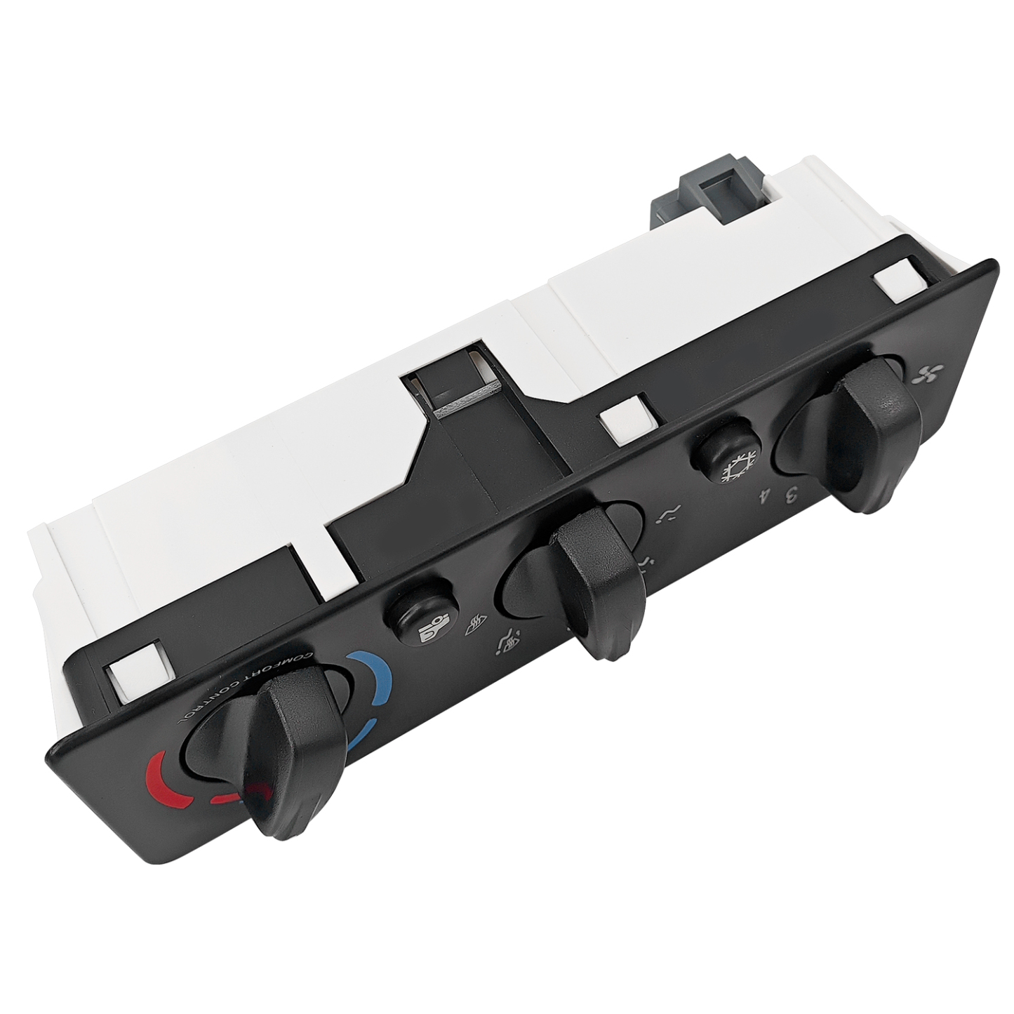 HVAC A/C Heater Control Panel with 3 Knobs & 2 Buttons Fit for Peterbilt 384 2008-2015