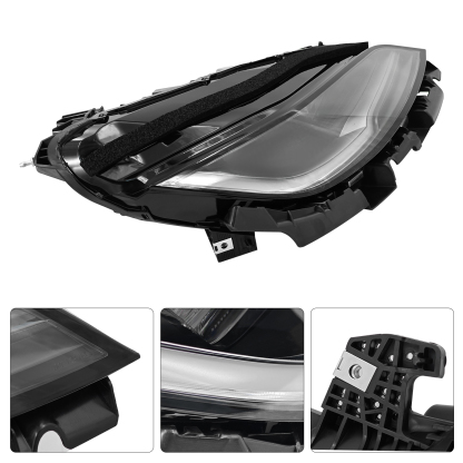 Front Right LED Headlight fit for 2024-2025 Tesla Model 3 Highland - Driver Side 