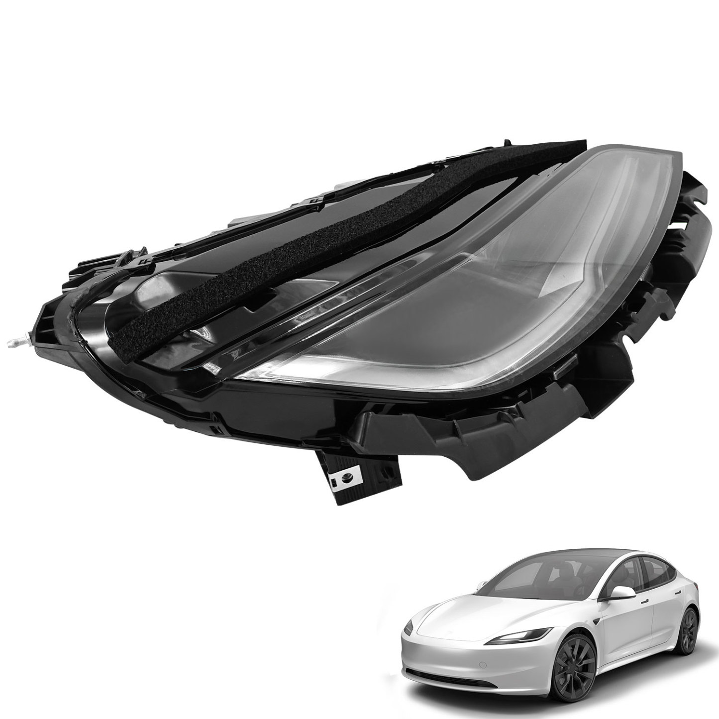 Front Right LED Headlight fit for 2024-2025 Tesla Model 3 Highland - Driver Side 