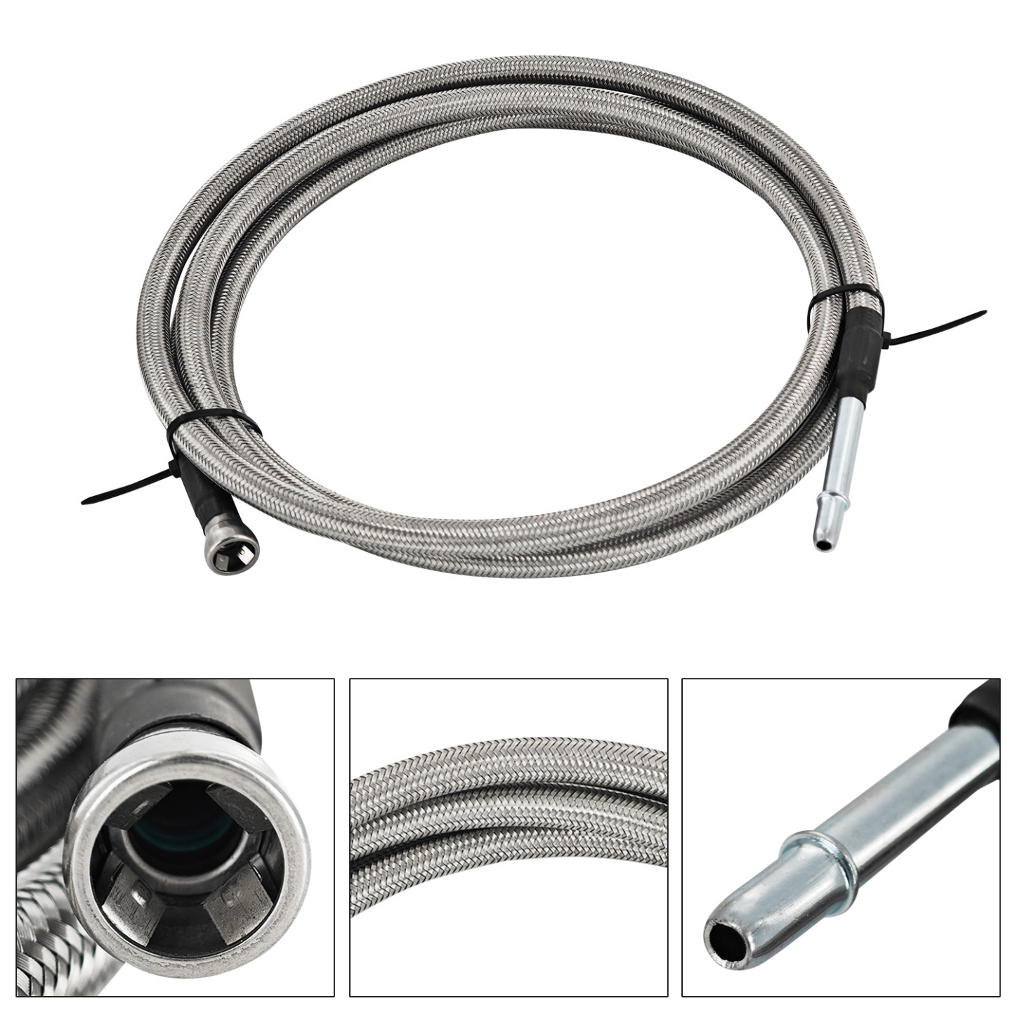 Fuel Line Kit Compatible with 2004-2010 Chevy Silverado GMC Sierra 2500 3500 HD Crew Cab 6.0L 8.1L