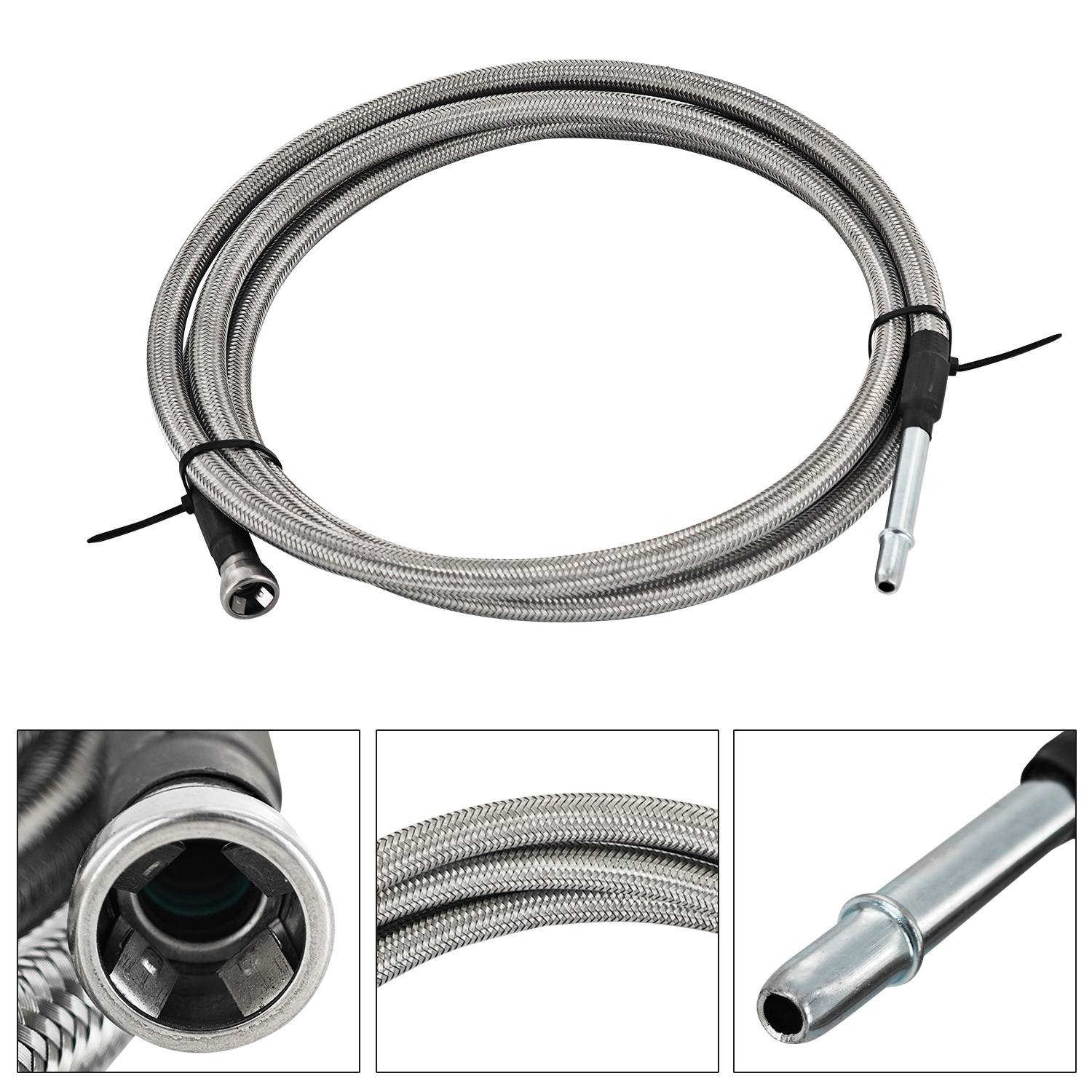 Fuel Line Kit Compatible with 2004-2010 Chevy Silverado GMC Sierra 2500 3500 HD Crew Cab 6.0L 8.1L