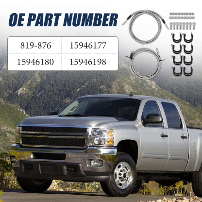 Fuel Line Kit Compatible with 2004-2010 Chevy Silverado GMC Sierra 2500 3500 HD Crew Cab 6.0L 8.1L