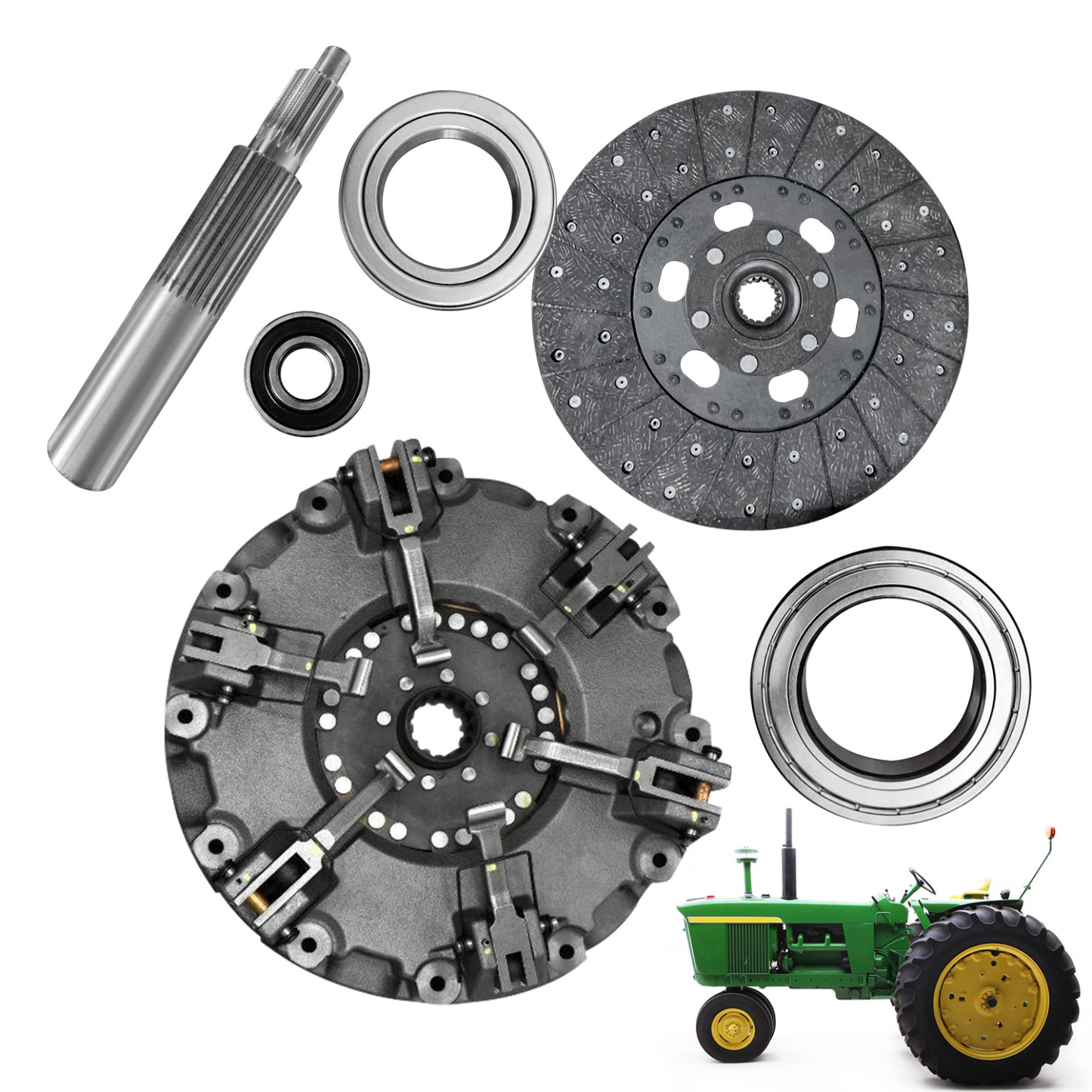 Clutch Kit Compatible with John Deere 4000 4010 4020 Replace RE210169