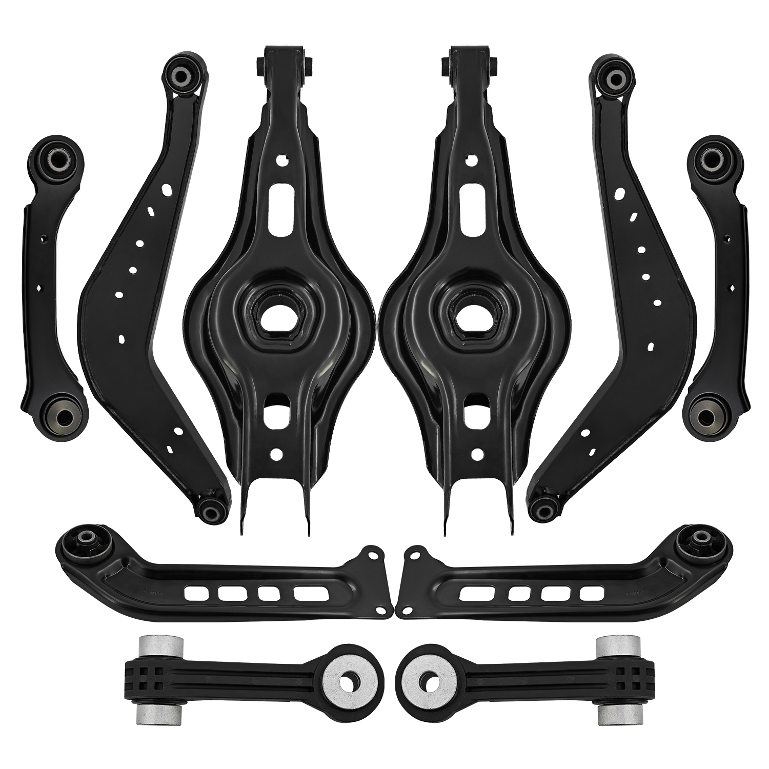 10PCS Rear Upper and Lower Control Arms Suspension Kit, Fits Chevy Malibu 2016-2023, Fits Buick Regal Sportback 2018-2020 FWD, Trailing Arm Sway Bar Link
