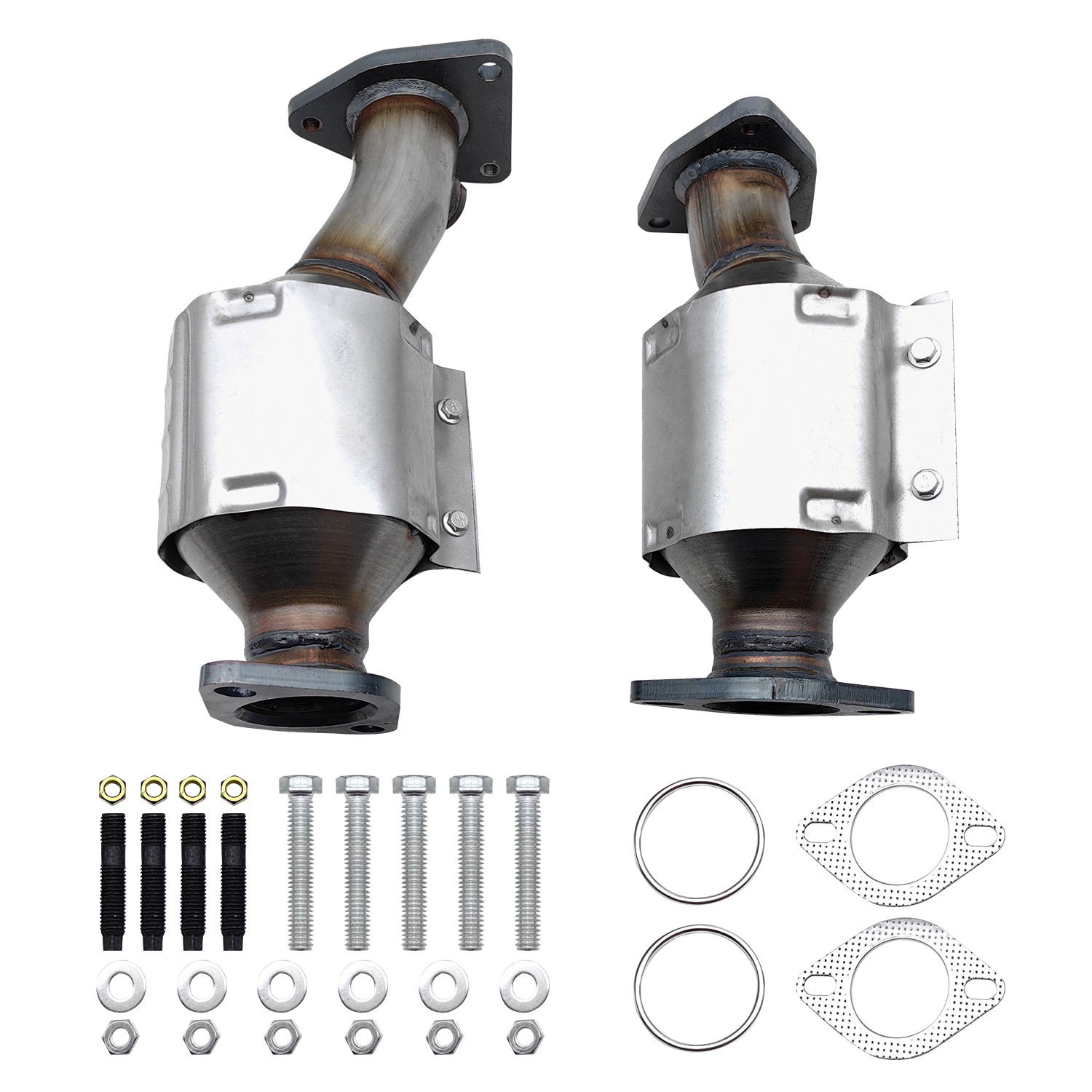 Front Catalytic Converter Kit fit for Nissan Frontier 2005-2019, Pathfinder 2005-2012, NV1500, NV2500, NV3500, Xterra & Suzuki Equator, 4.0L, EPA Compliant