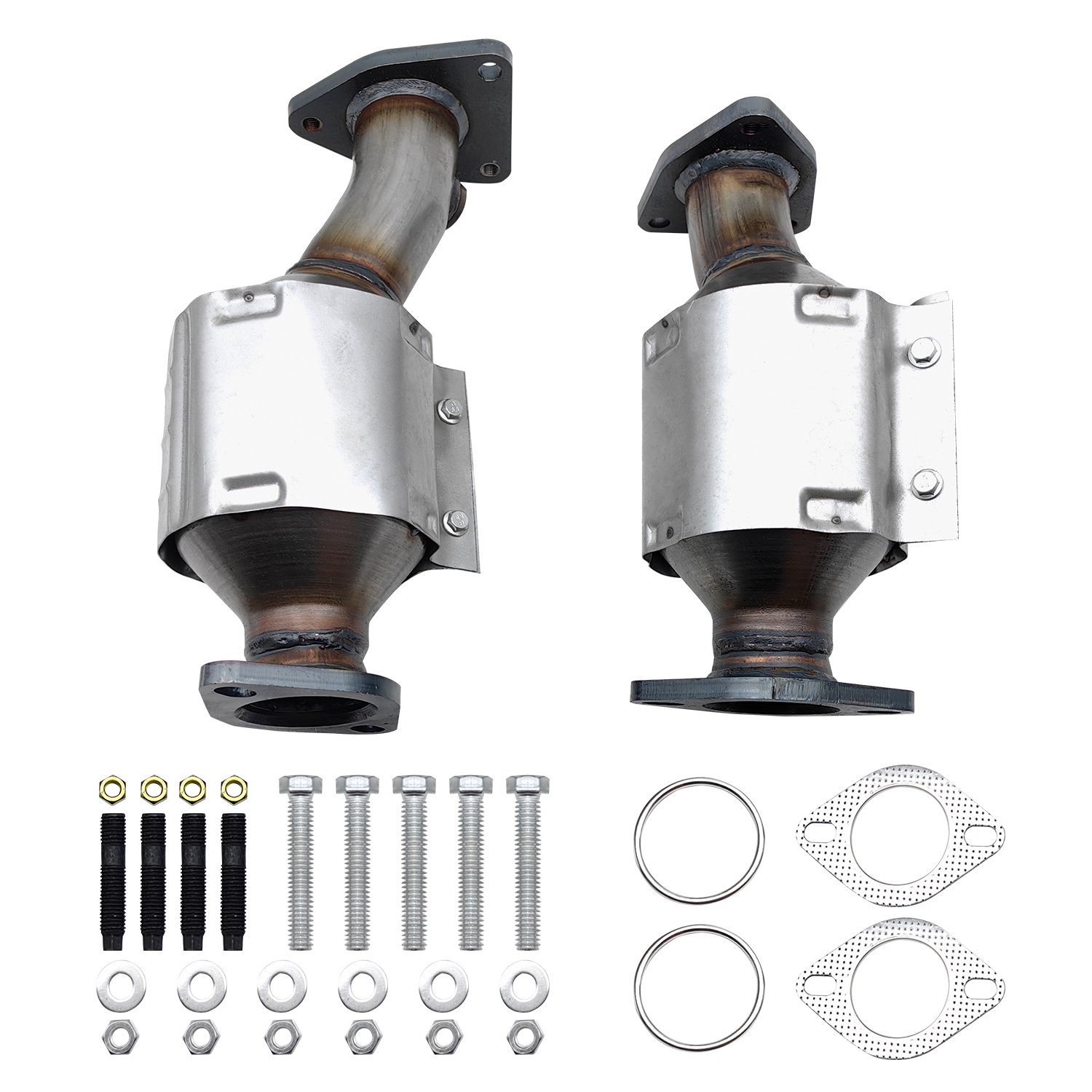 Front Catalytic Converter Kit fit for Nissan Frontier 2005-2019, Pathfinder 2005-2012, NV1500, NV2500, NV3500, Xterra & Suzuki Equator, 4.0L, EPA Compliant