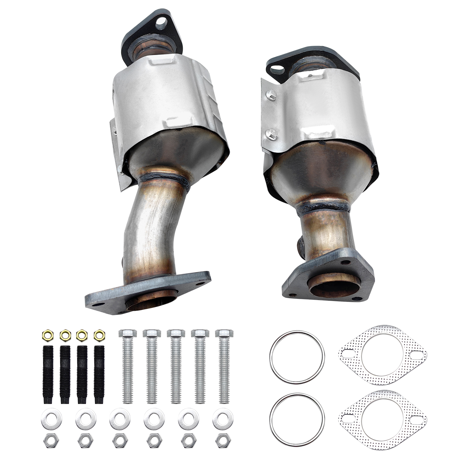 Front Catalytic Converter Kit fit for Nissan Frontier 2005-2019, Pathfinder 2005-2012, NV1500, NV2500, NV3500, Xterra & Suzuki Equator, 4.0L, EPA Compliant