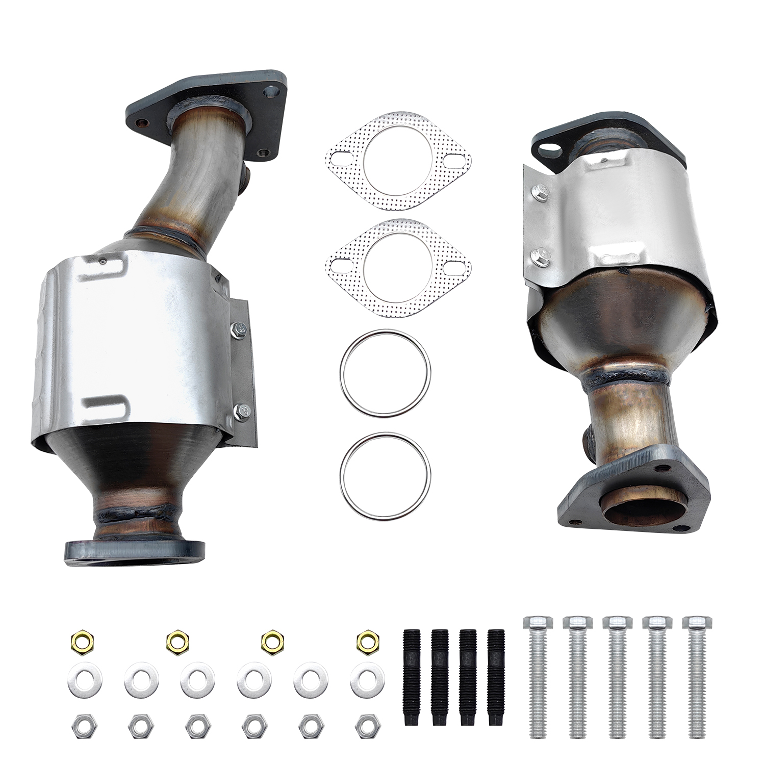Front Catalytic Converter Kit fit for Nissan Frontier 2005-2019, Pathfinder 2005-2012, NV1500, NV2500, NV3500, Xterra & Suzuki Equator, 4.0L, EPA Compliant