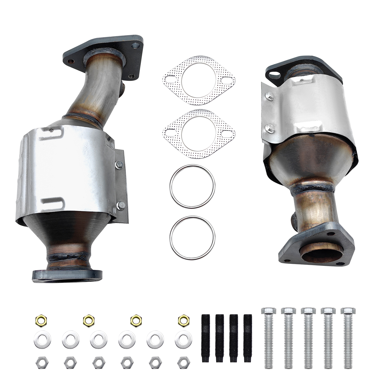 Front Catalytic Converter Kit fit for Nissan Frontier 2005-2019, Pathfinder 2005-2012, NV1500, NV2500, NV3500, Xterra & Suzuki Equator, 4.0L, EPA Compliant