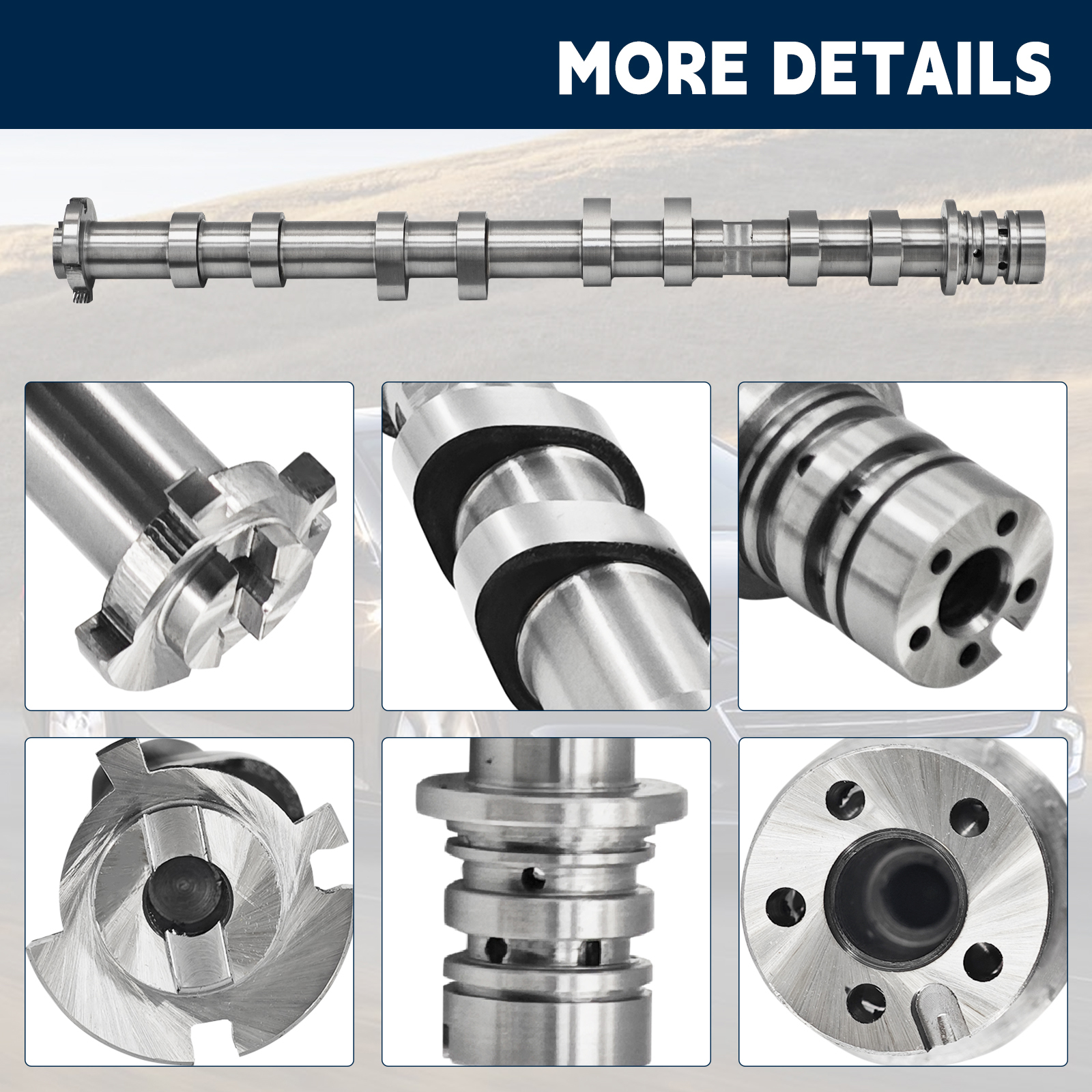 Exhaust Camshaft 2.0T LTG, Exhaust Camshaft New Fits for Cadillac ATS CTS CT6, for Chevrolet Camaro Equinox Malibu and Buick Envision