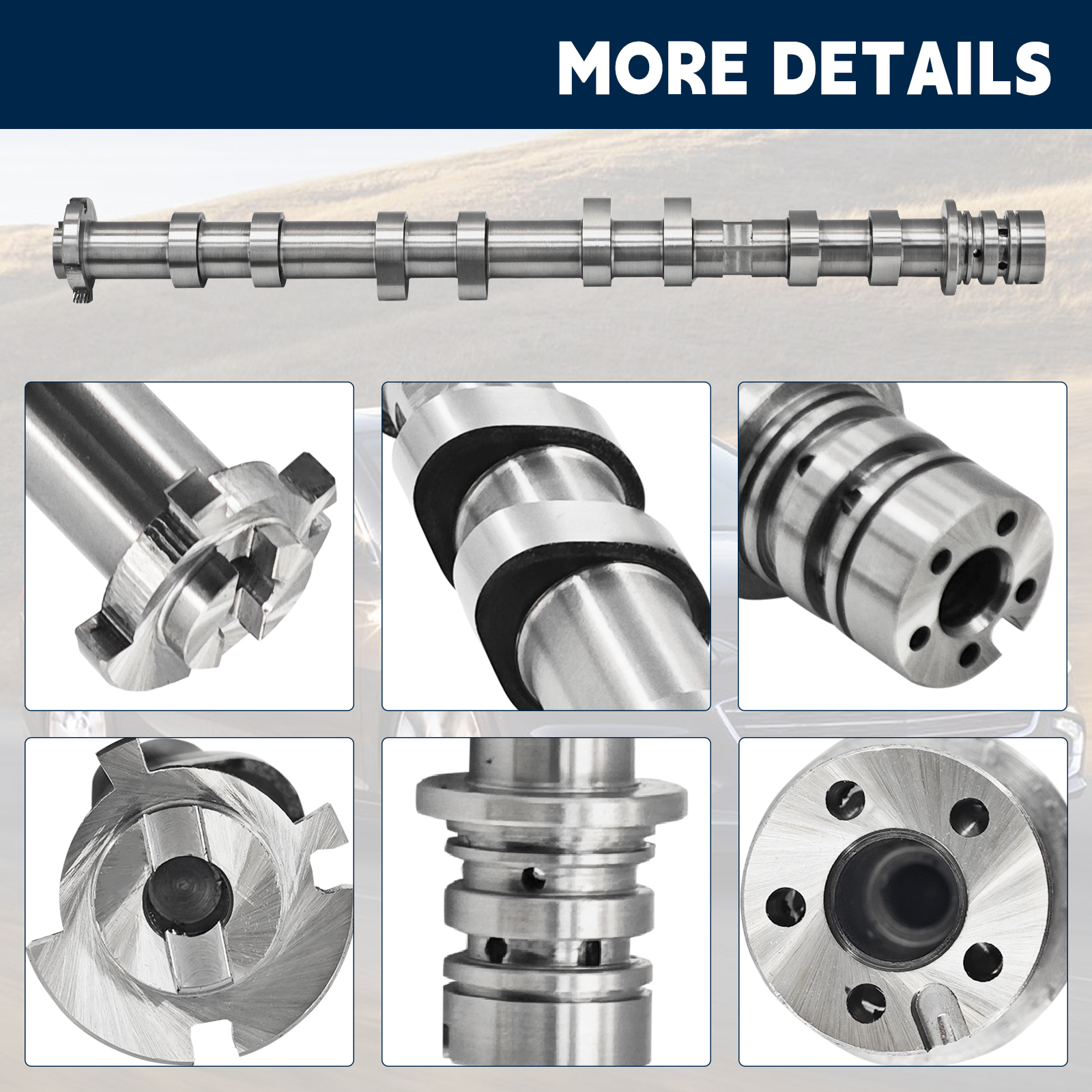 Exhaust Camshaft 2.0T LTG, Exhaust Camshaft New Fits for Cadillac ATS CTS CT6, for Chevrolet Camaro Equinox Malibu and Buick Envision