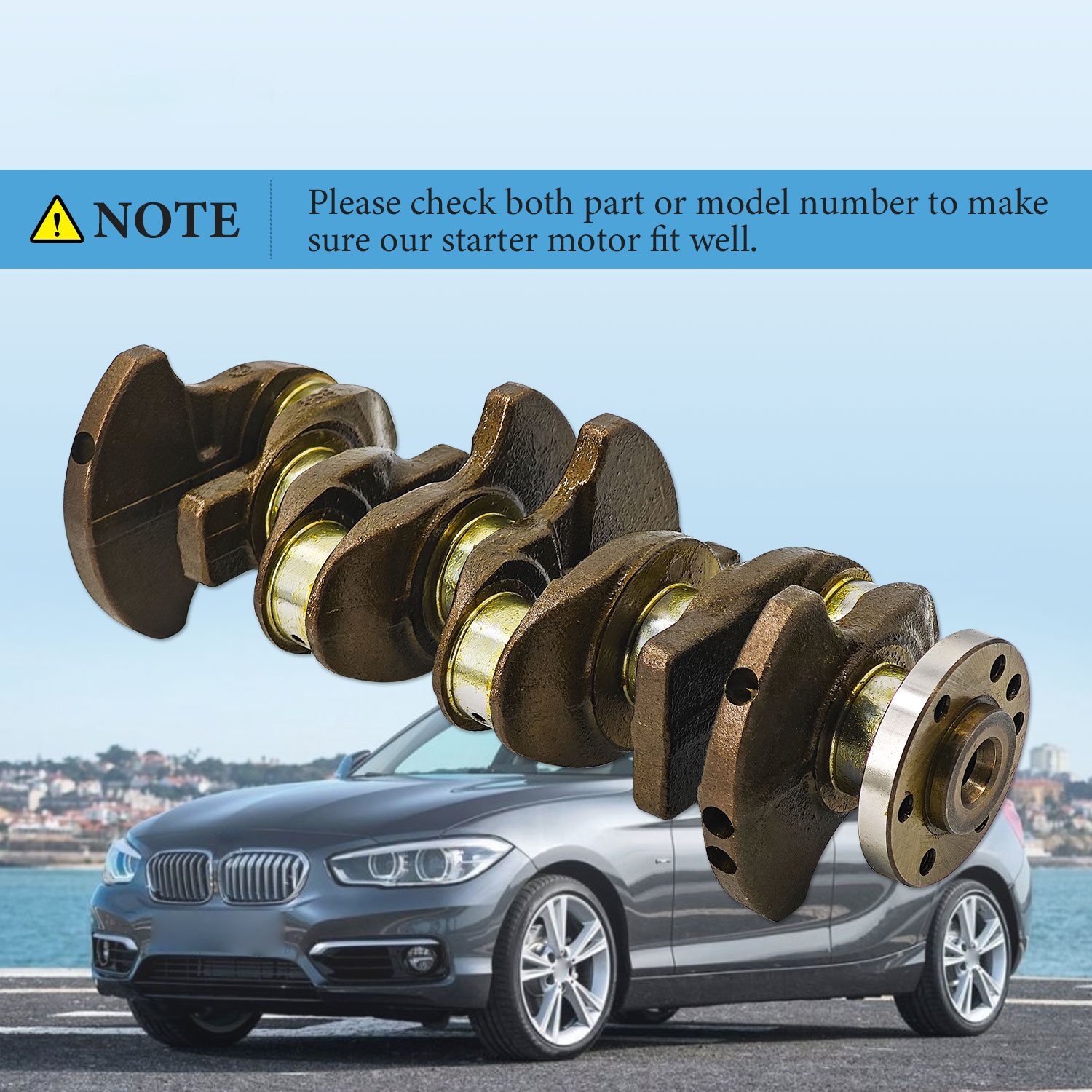 Crankshaft fit for BMW Mini Cooper S R56 N12 N13 N14 N16 N18 2016