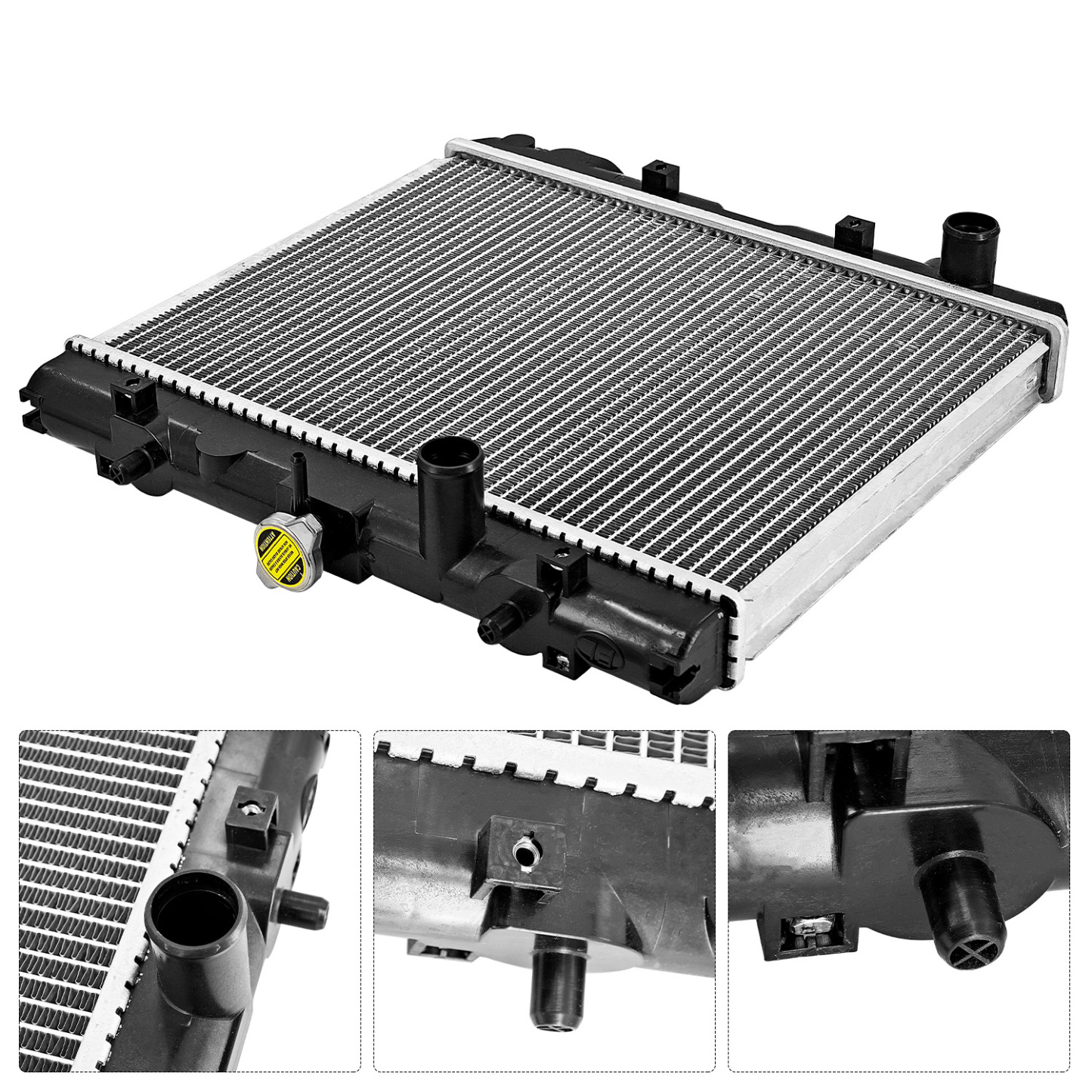 Aluminum Core Radiator Replacement for Kubota L2600 L2800 L3000 L3400 L4300