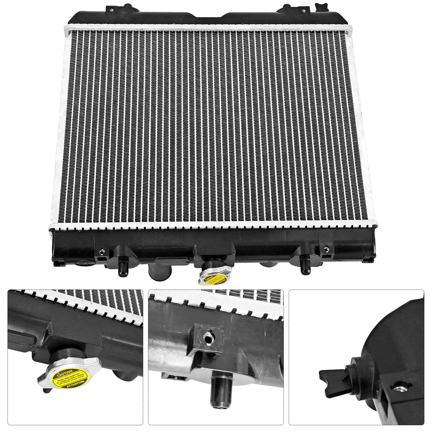 Aluminum Core Radiator Replacement for Kubota L2600 L2800 L3000 L3400 L4300
