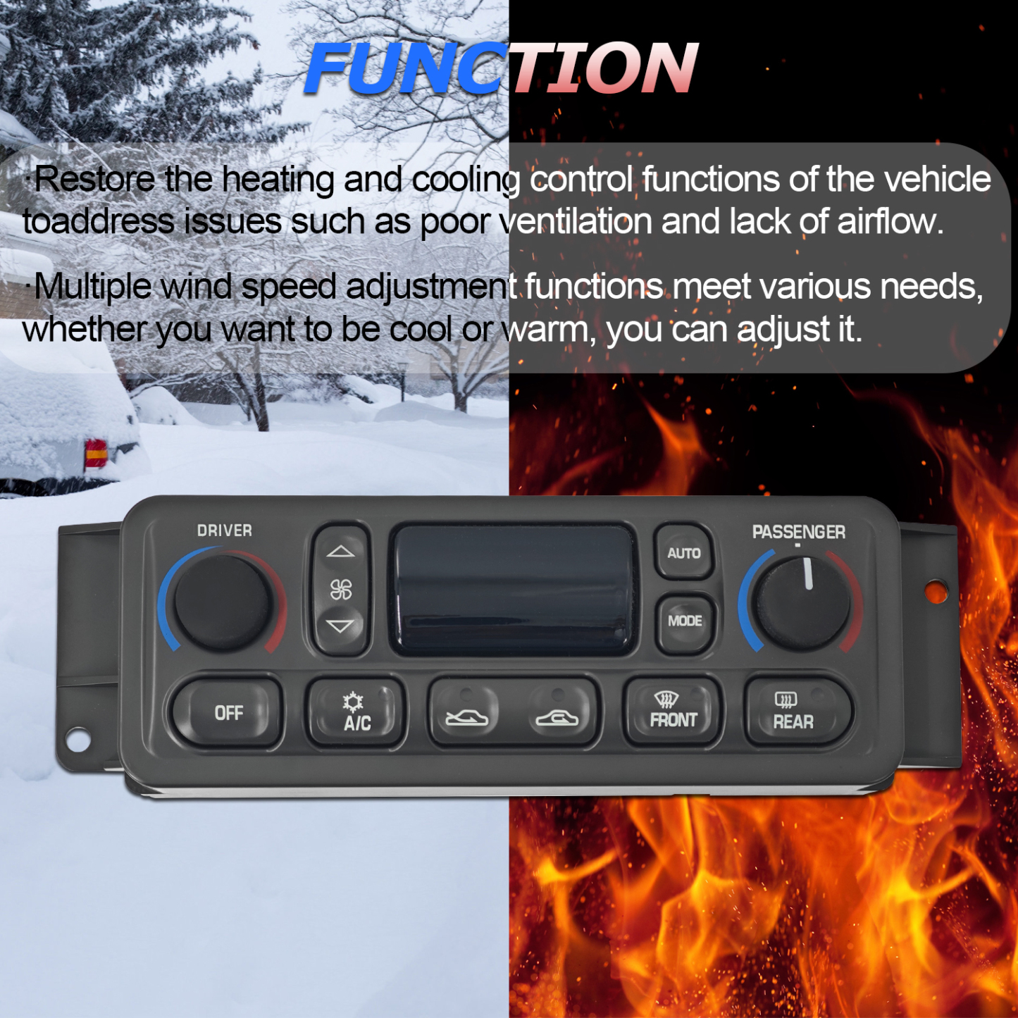 A/C Heater Climate Control Module Fits for 1997-2004 C5 Corvette 5.7L V8