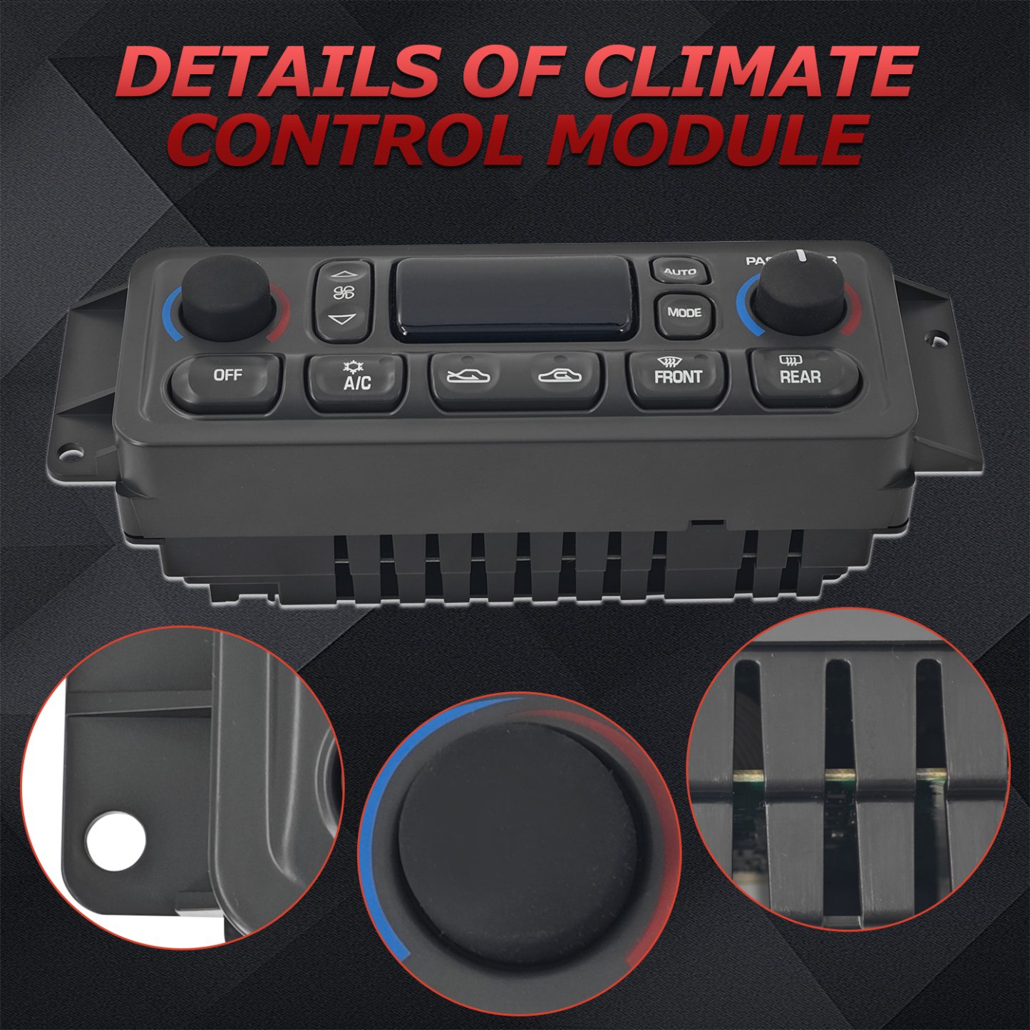 A/C Heater Climate Control Module Fits for 1997-2004 C5 Corvette 5.7L V8