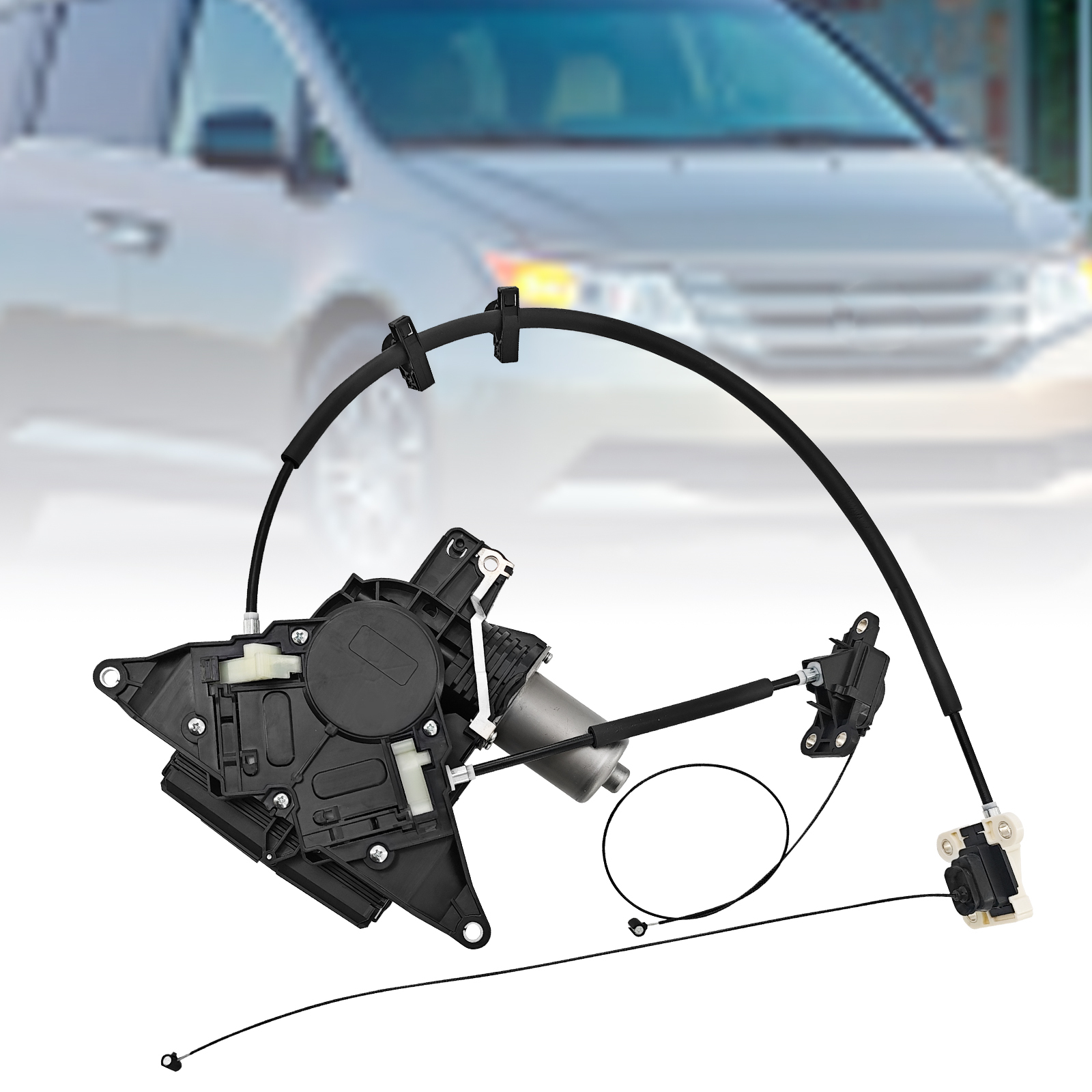 Passenger Side Sliding Door Motor Assembly with Cable Compatible with Honda Odyssey 2011-2017 3.5L V6
