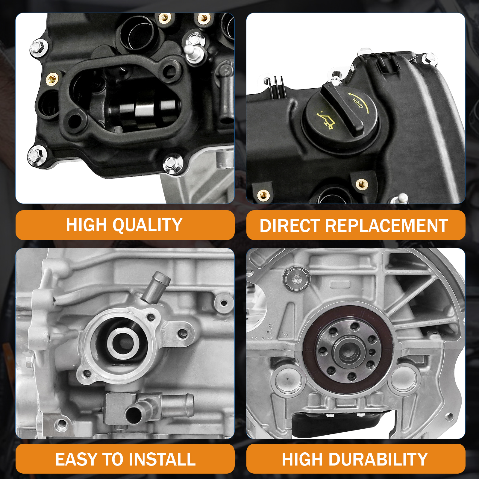 G4NC 2.0L Engine Assembly Long Cylinder Block Assembly for Hyundai Elantra i40 Tucson for Kia KX3 Carens Forte Soul 2012-2022