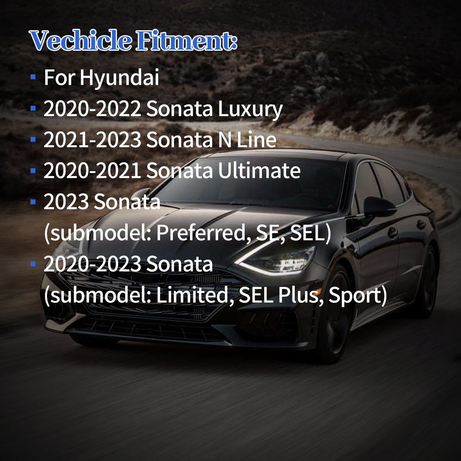 Front Engine Guard Splash Shields Fit for Hyundai Sonata 2020 2021 2022 #29110L0200 HY1228204 17157694