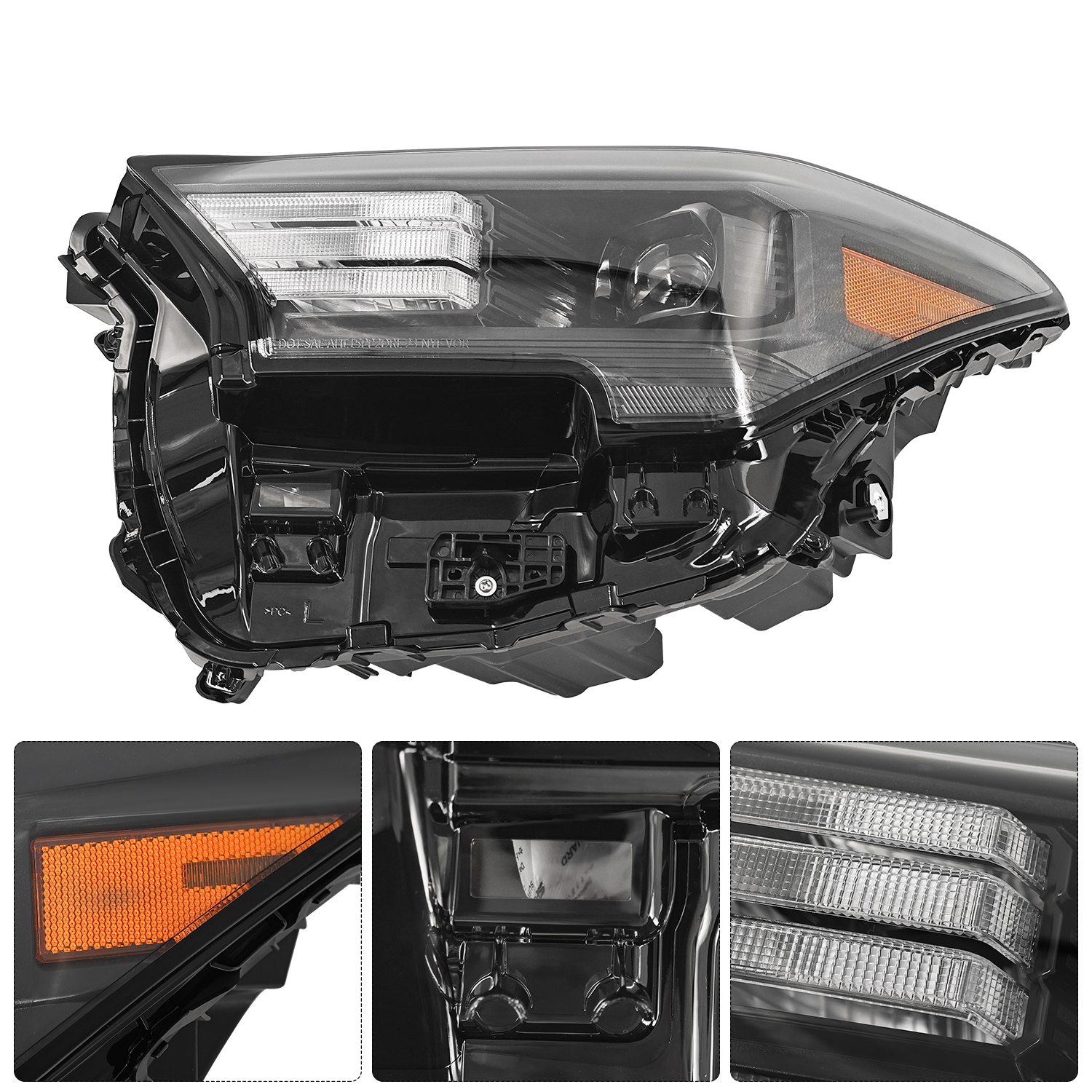 Toyota LED Headlight Assembly w/o DRL for 2024-2025 Tacoma SR/SR5