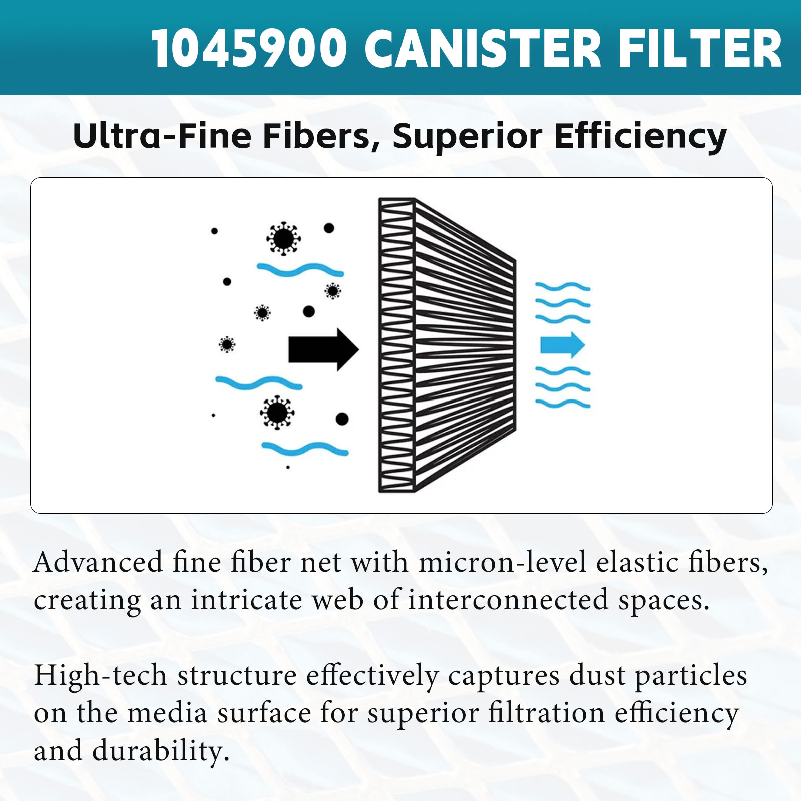 Canister Filter Replacement for Tennant S20/S30 Sweepers – Fits Diesel, Electric, Gas, LPG Models