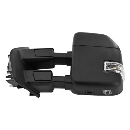 Left Driver Side Tow Mirror Compatible with Ford F250 F350 F450 2017-2022 W/Blind Spot Detection Support Power Glass Power Heated with Turn Signal Light & Puddle Light Manual Folding