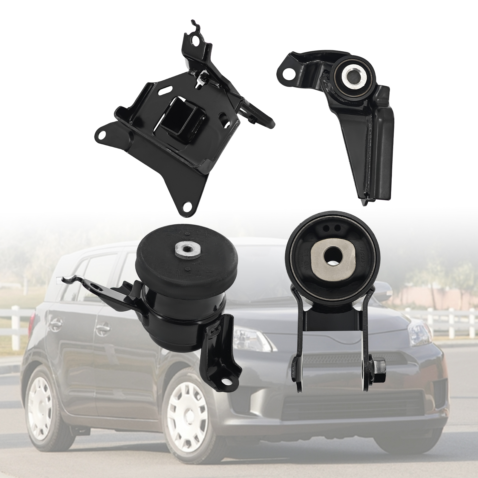 4PCS Engine Motor Mount & Automatic Transmission Mount Set Fit for Scion xD 2008-2014 1.8L L4