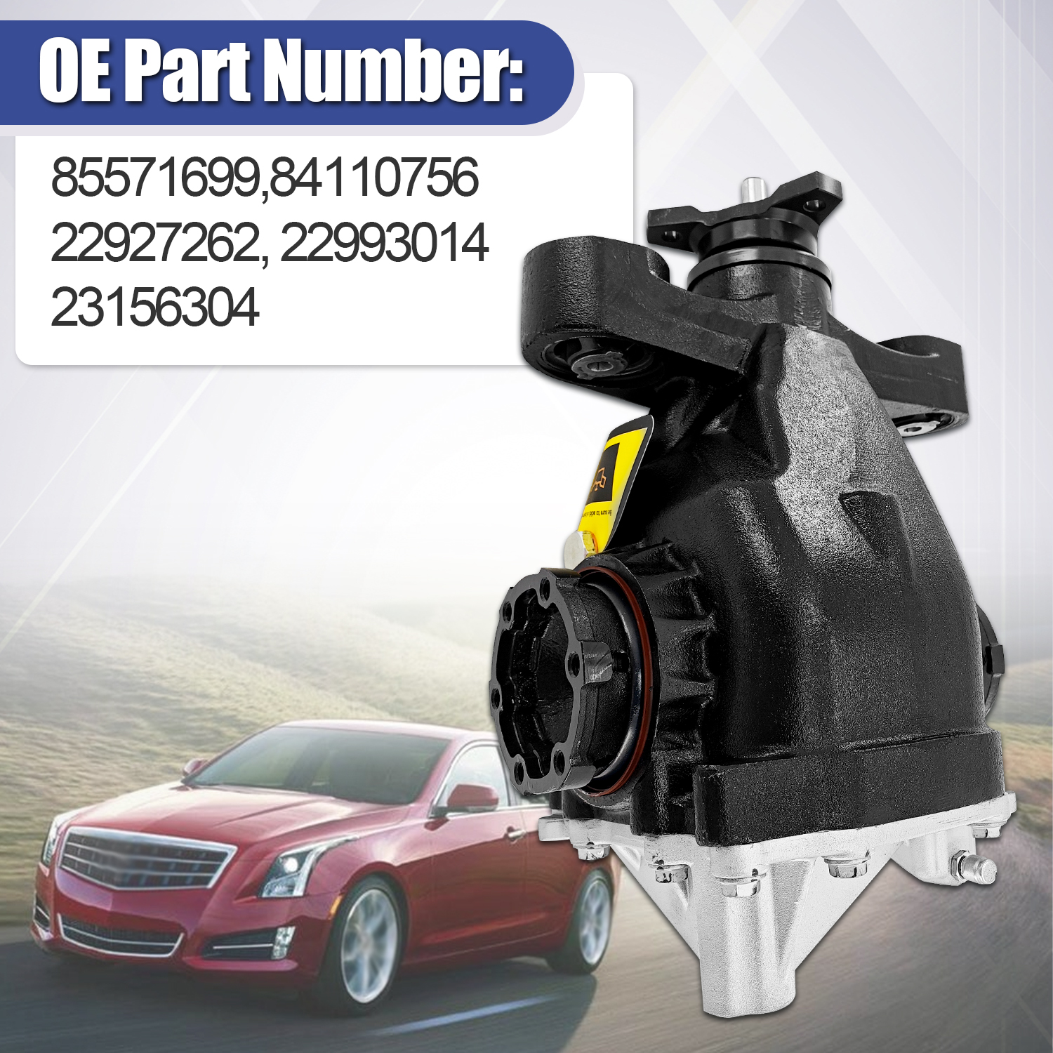 Rear Differential and Housing Assembly 3.45 Ratio for Cadillac ATS 2.5L L4 2013-2016