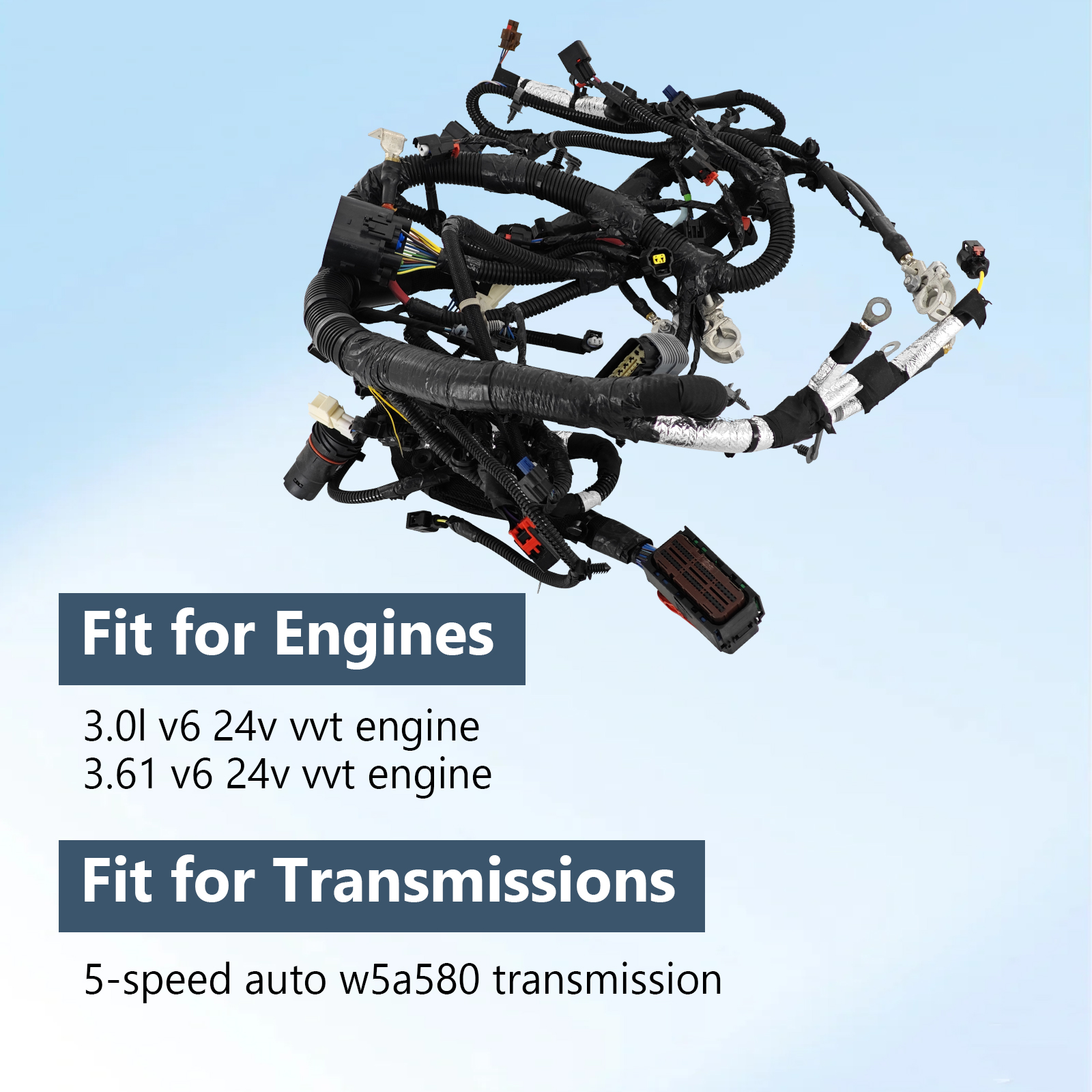 Engine Wiring Harness Fits for Jeep Wrangler JK 2012-2015 3.6L V6 Engine #68081220AI