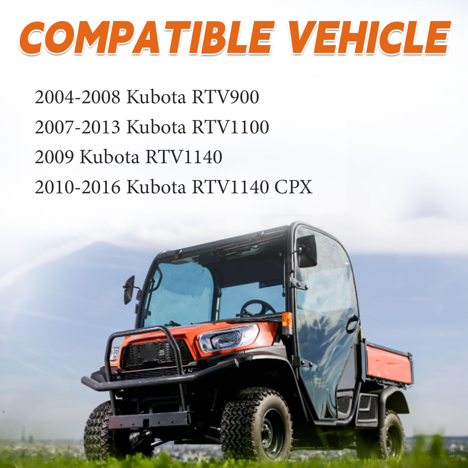 Rear Left & Right CV Axles Set for 2004-2016 Kubota RTV900 RTV1100 RTV1140 CPX