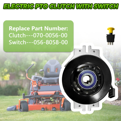 Electric PTO Clutch Kit fits Bad Boy ZT Elite w/Switch, fits Maverick, fits Revolt SD Raider, fits Bad Boy Walk Behind