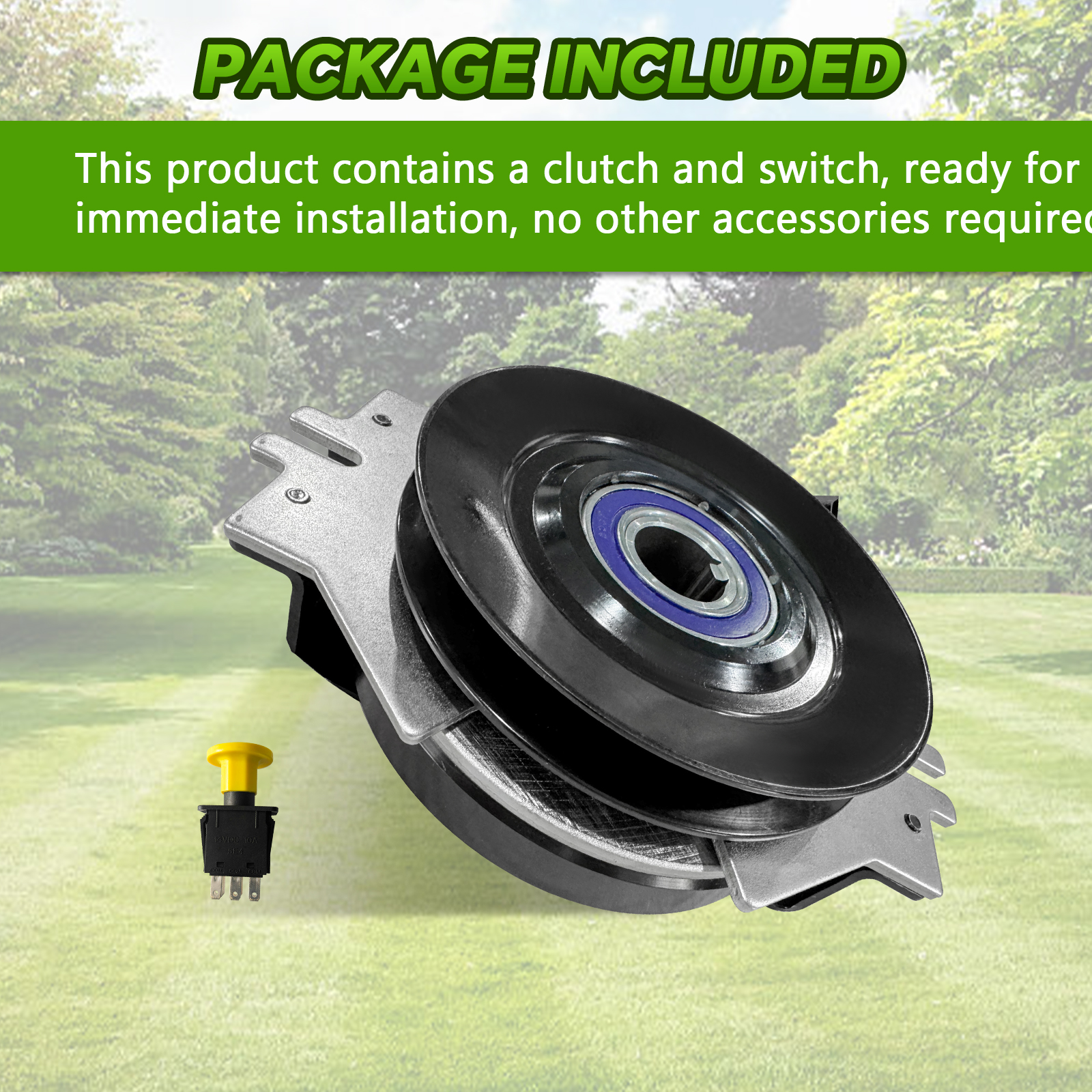 Electric PTO Clutch Kit fits Bad Boy ZT Elite w/Switch, fits Maverick, fits Revolt SD Raider, fits Bad Boy Walk Behind