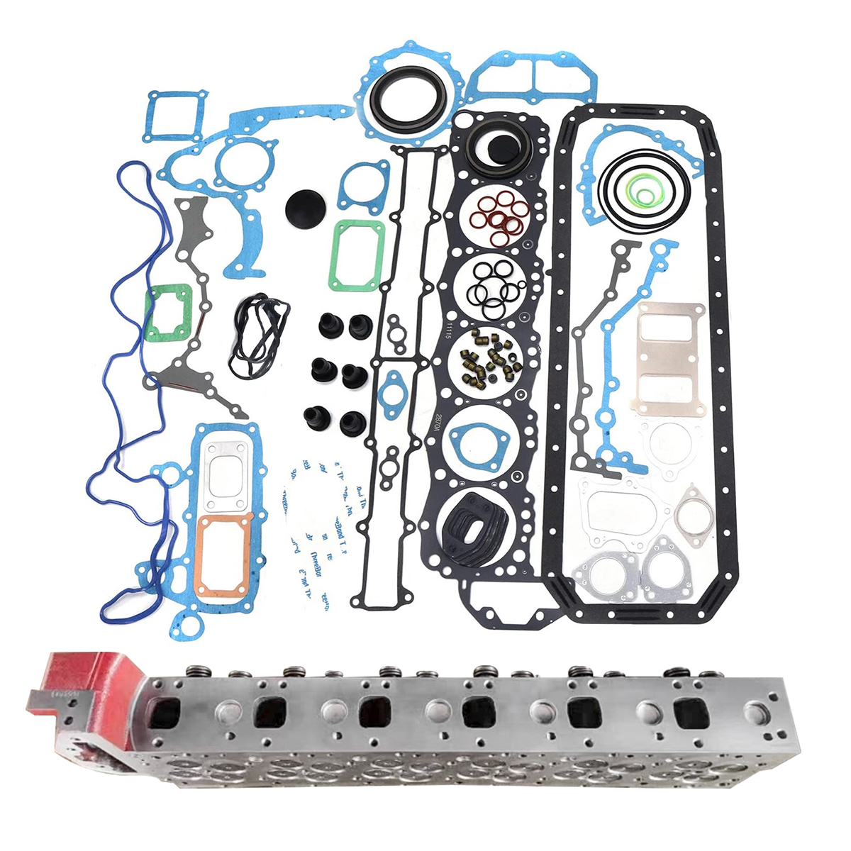 J08E Complete Cylinder Head & Gasket for Hino Engine J08ET J08E-T J08ETM J08E-TM Truck 238 258LP 268 338 for Kobelco Excavator SK350-8