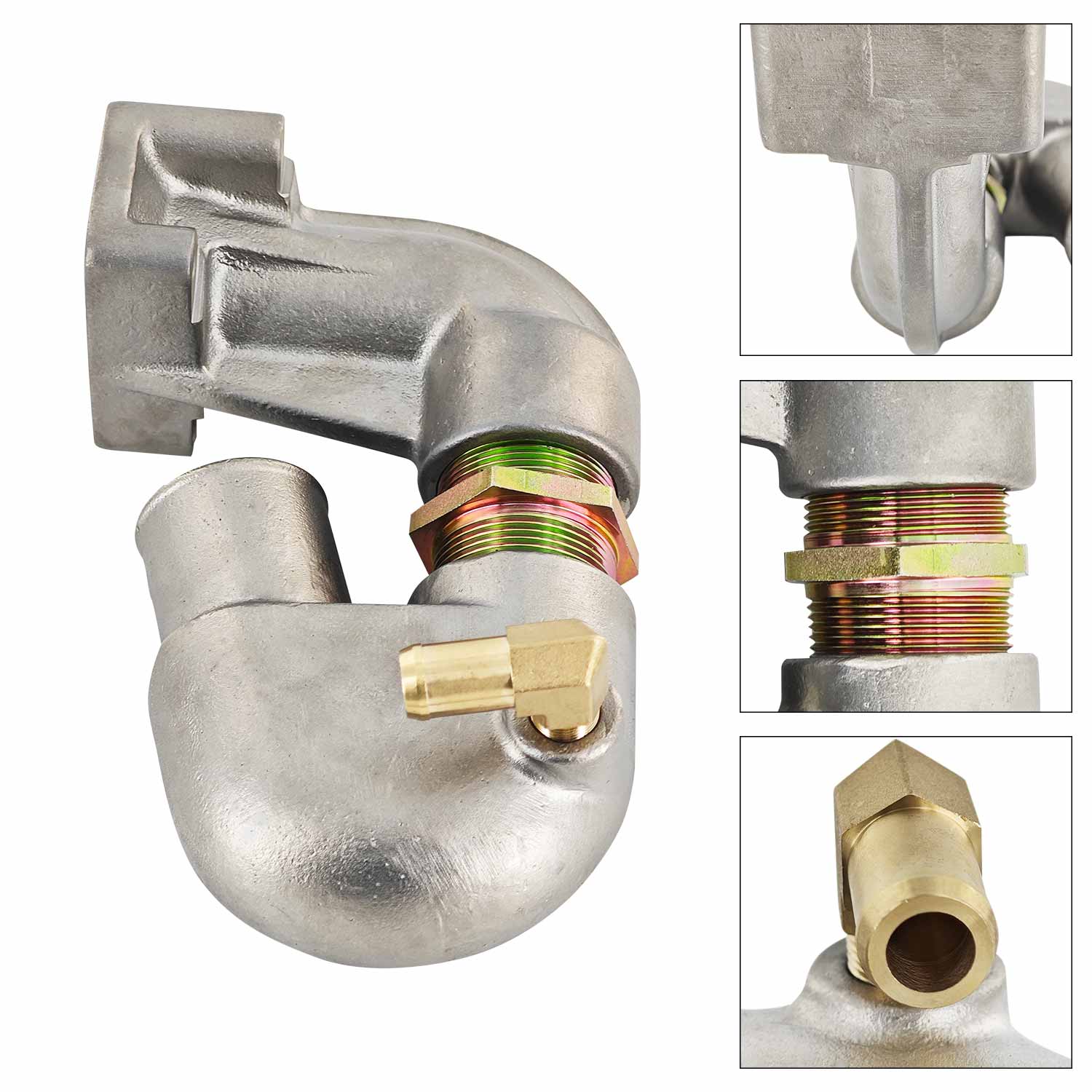 Stainless Steel Exhaust Elbow Kit Fits for Yanmar 1GM 2GM 