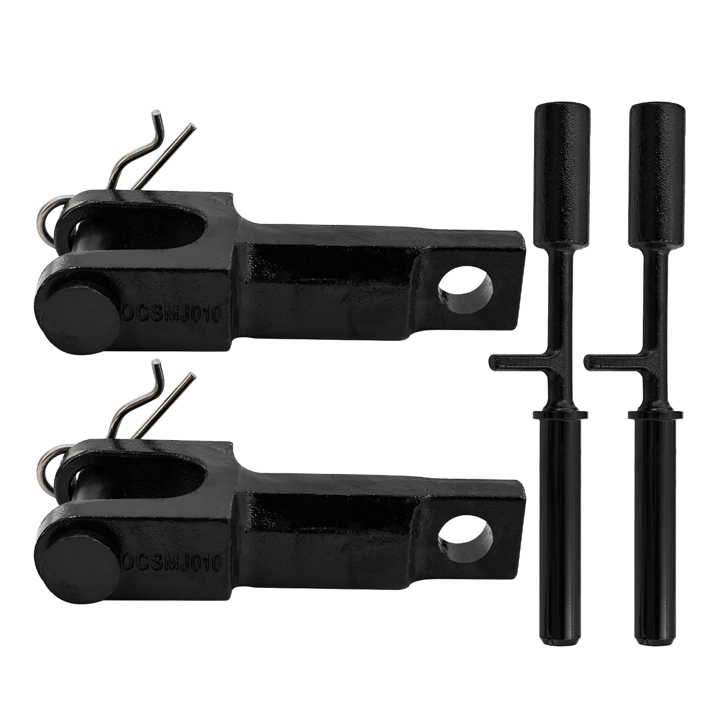 A20-6013 Full Set Rev A Tow Hooks Tow Pin Kit Compatible with Peterbilt for Kenworth with Pins A65-6008 and Tow Pin