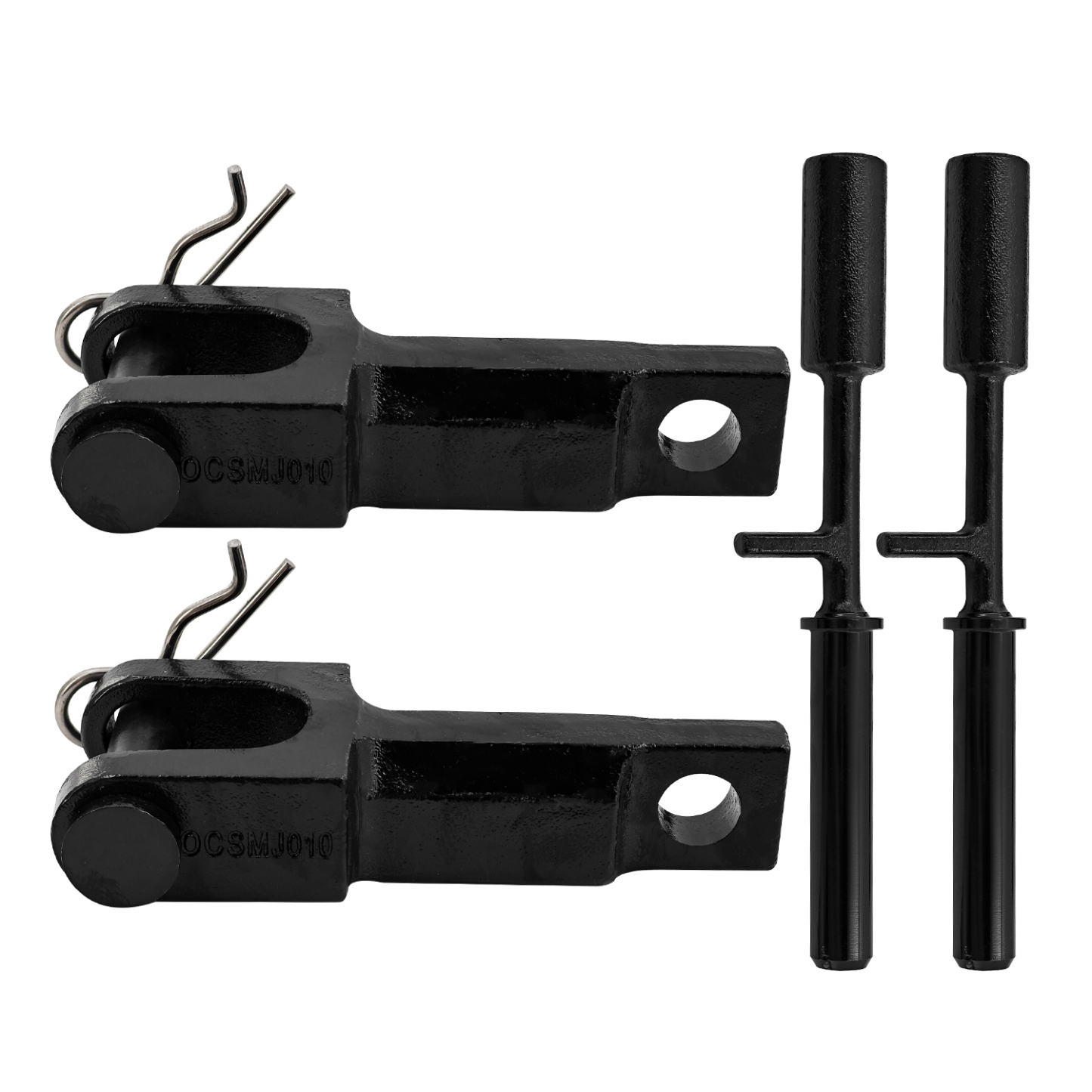 A20-6013 Full Set Rev A Tow Hooks Tow Pin Kit Compatible with Peterbilt for Kenworth with Pins A65-6008 and Tow Pin