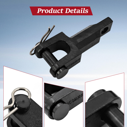 A20-6013 Full Set Rev A Tow Hooks Tow Pin Kit Compatible with Peterbilt for Kenworth with Pins A65-6008 and Tow Pin