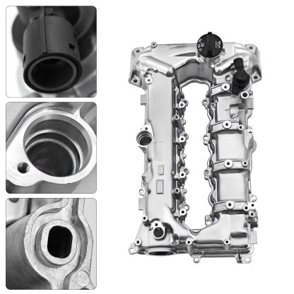 Aluminum Engine Valve Cover Kit fit for Chevy Malibu Cruze, Trax, Buick Encore 2016-2022 1.4L 1.5L