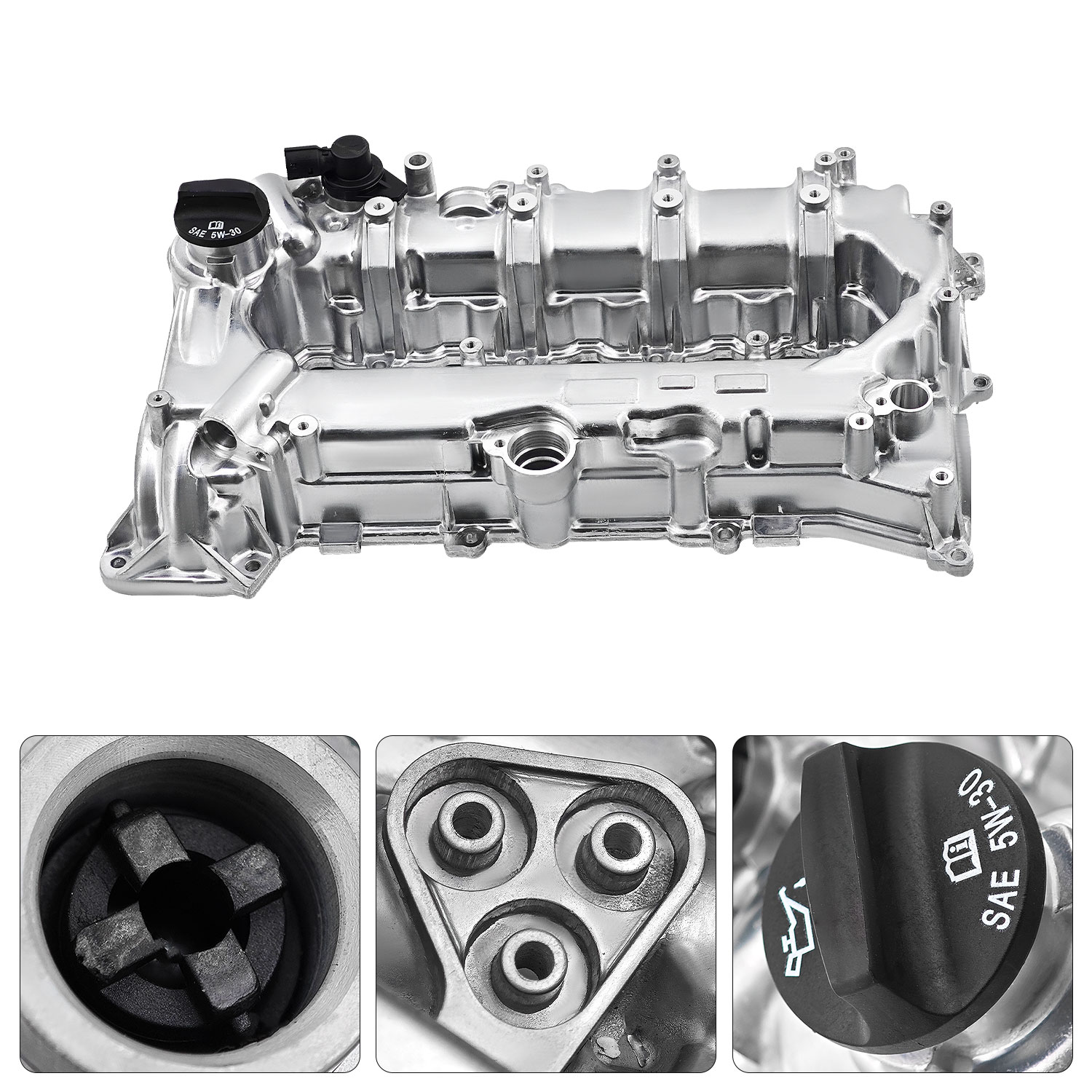 AUCERAMIC Valve Cover Gasket Set – Fits Buick Encore, Chevy Cruze, Malibu, GMC – 1.4L & 1.5L L4
