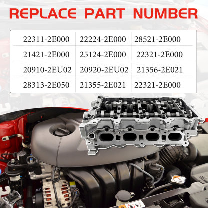 22224-2E000 G4NA 2.0L Engine Cylinder Head Assembly for Hyundai Tucson Kia Forte 2014-2019