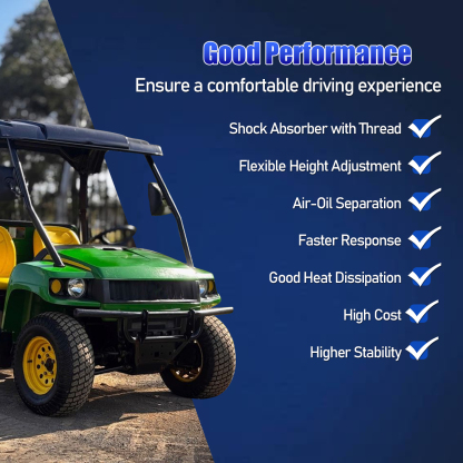 1 Pair Rear Shocks Struts Coil-over Spring Absorbers for John Deere Gator XUV620i, XUV850D 2007-2010; 2004-2020 Gator HPX