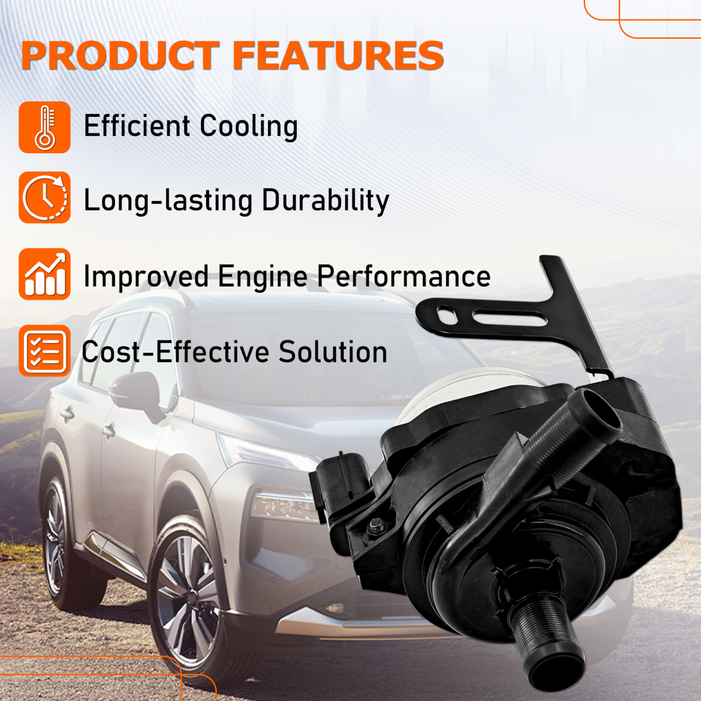 Cooling Water Pump Compatible with 2021-2024 Nissan Rogue