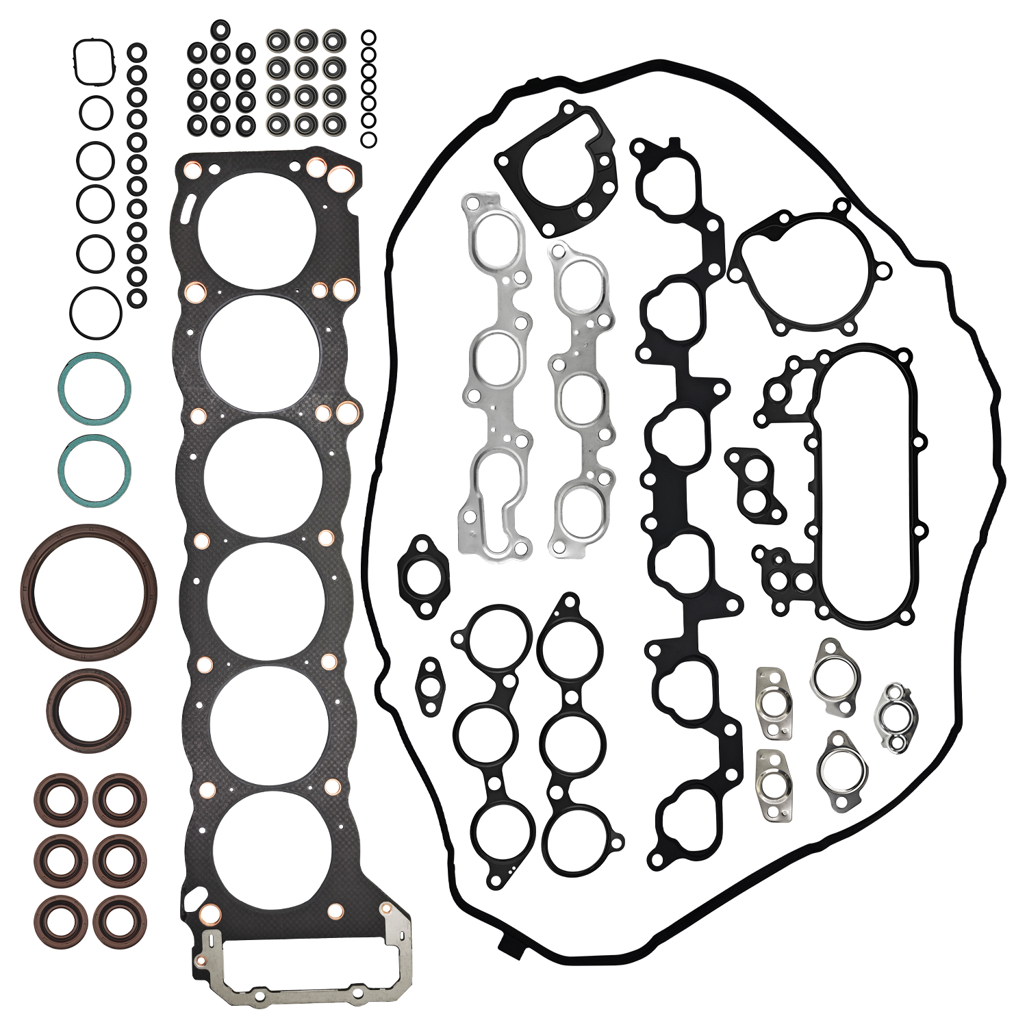 Engine Gasket Kit for Lexus LX450 4.5L 1996-1997 for Toyota Land Cruiser 1993-1997 4.5L L6 24V DOHC 4477cc FJZ80 1FZ