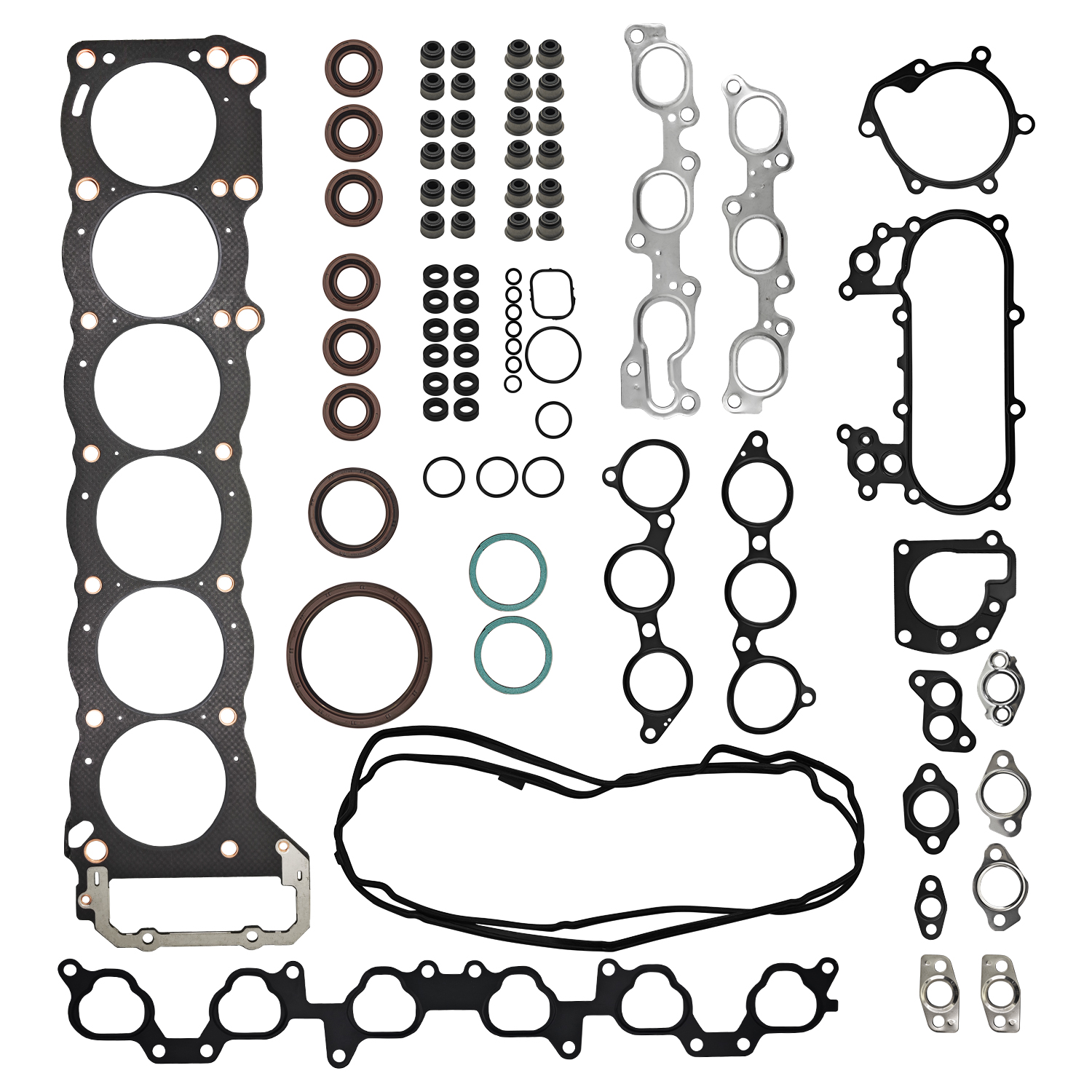 Engine Gasket Kit for Lexus LX450 4.5L 1996-1997 for Toyota Land Cruiser 1993-1997 4.5L L6 24V DOHC 4477cc FJZ80 1FZ