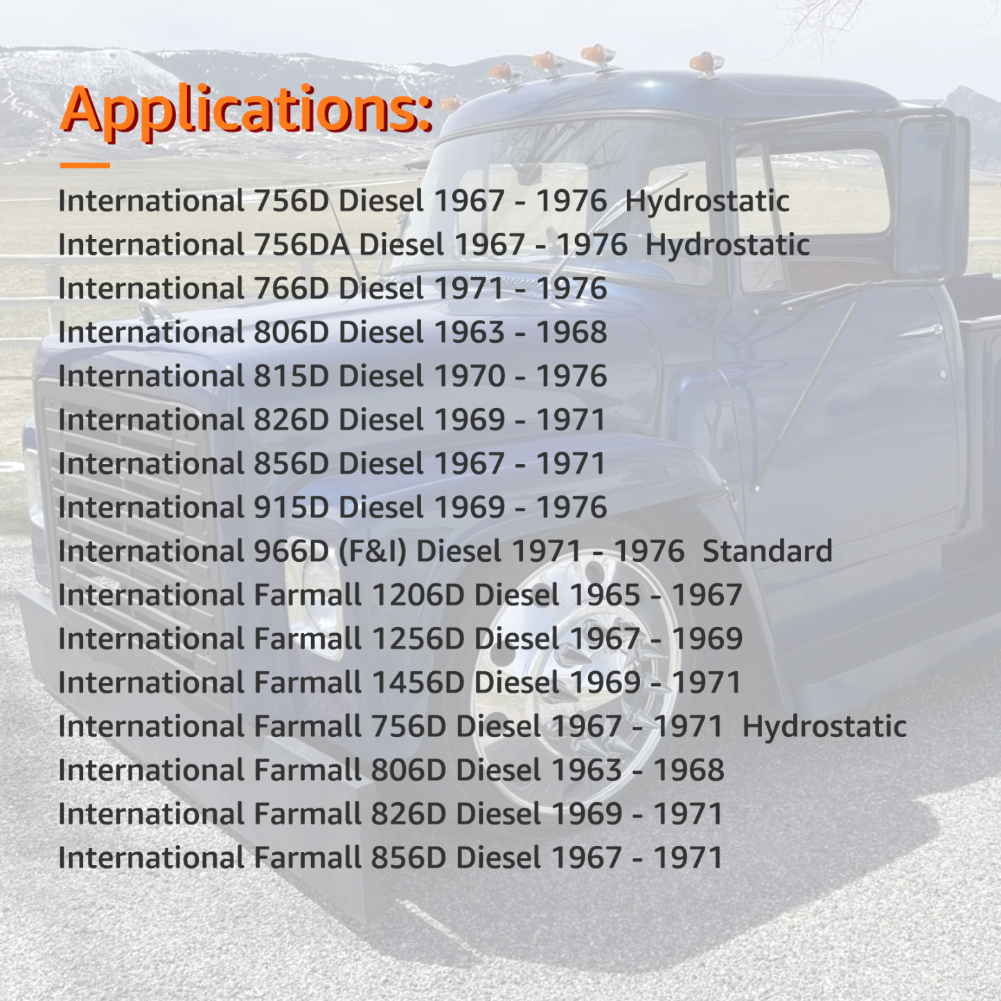 11 Tooth 12V Starter for International Farmall 806D Diesel 1963-1968