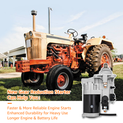 11 Tooth 12V Starter for International Farmall 806D Diesel 1963-1968