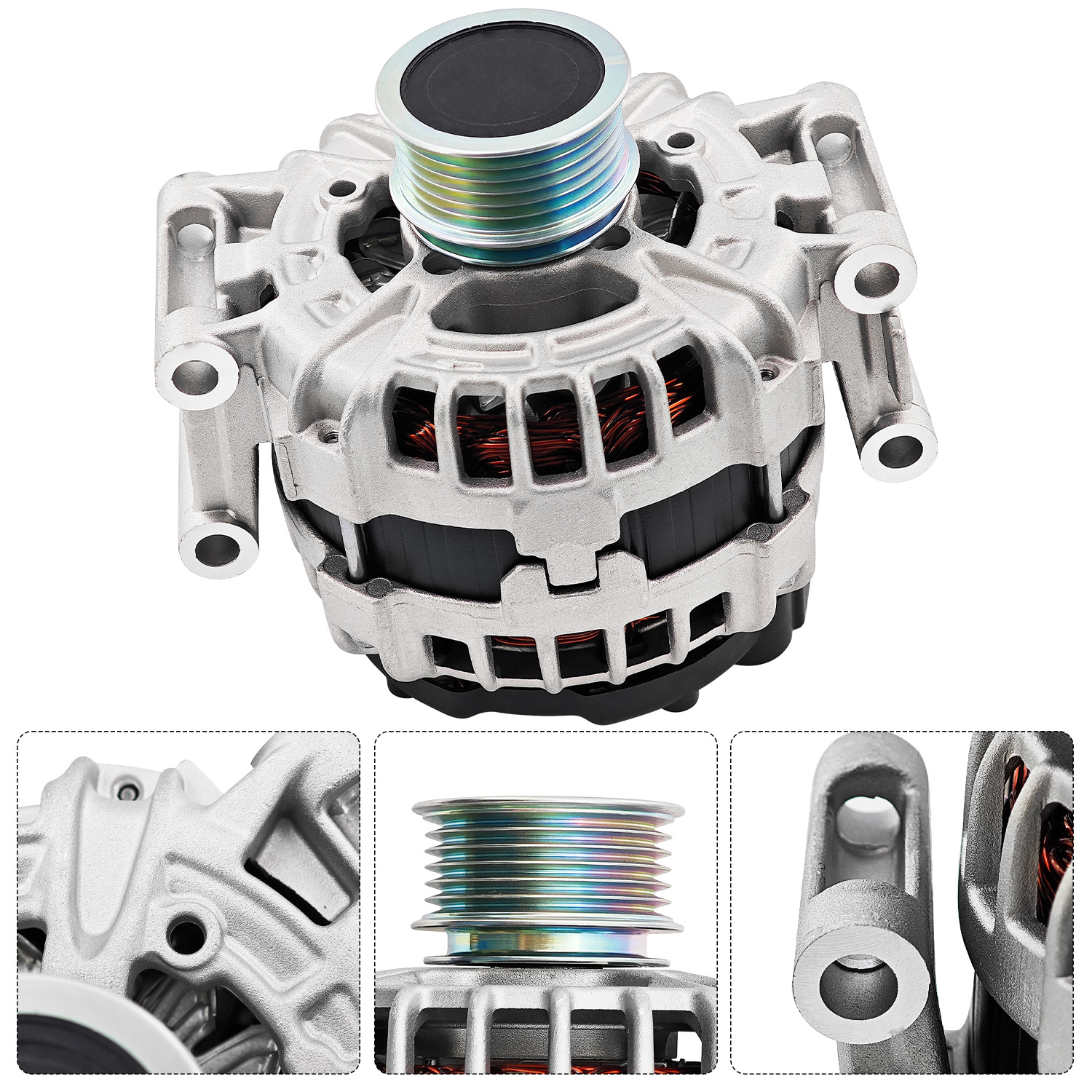 Alternator 12V 140A fit for Volkswagen Jetta 2013-2017, Passat 2014-2017, Beetle 2013-2016 1.8L 2.0L